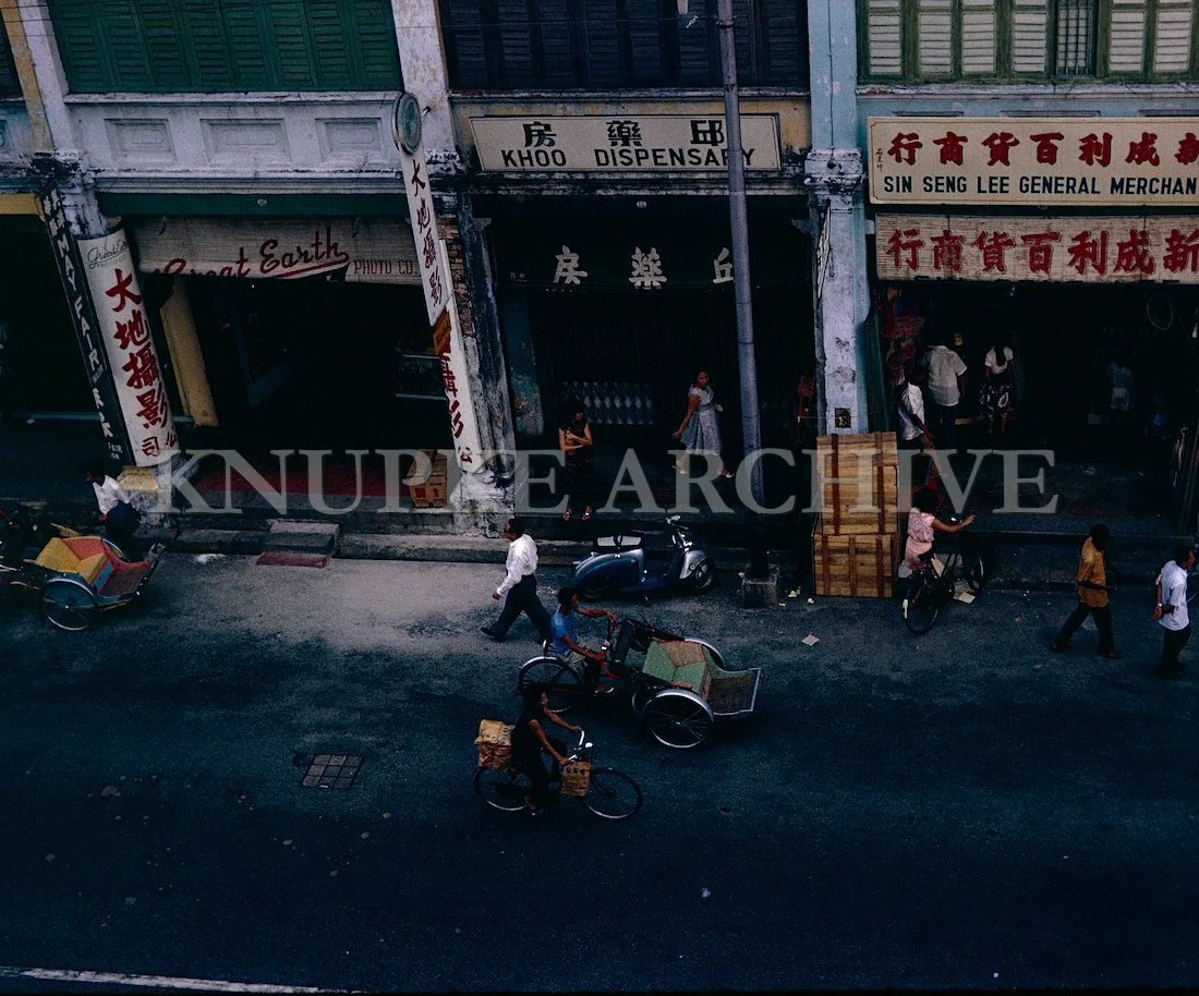 Malayan Street Life Print