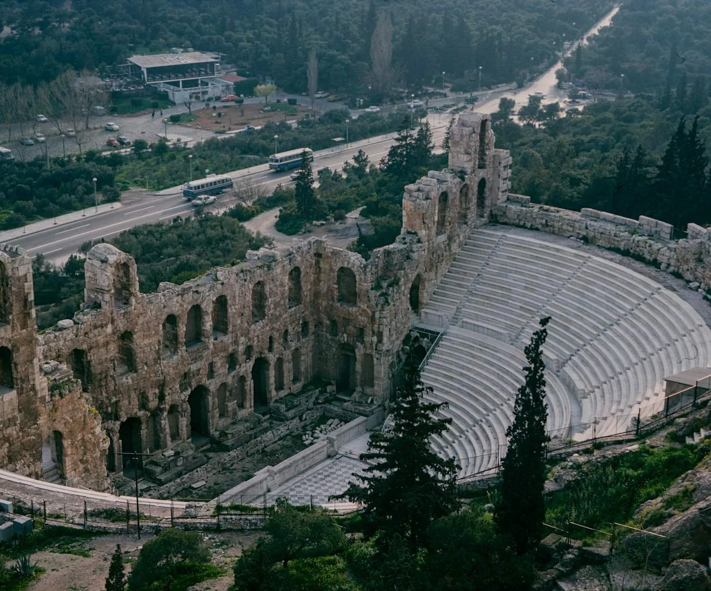 Theater Below the Acropolis Print