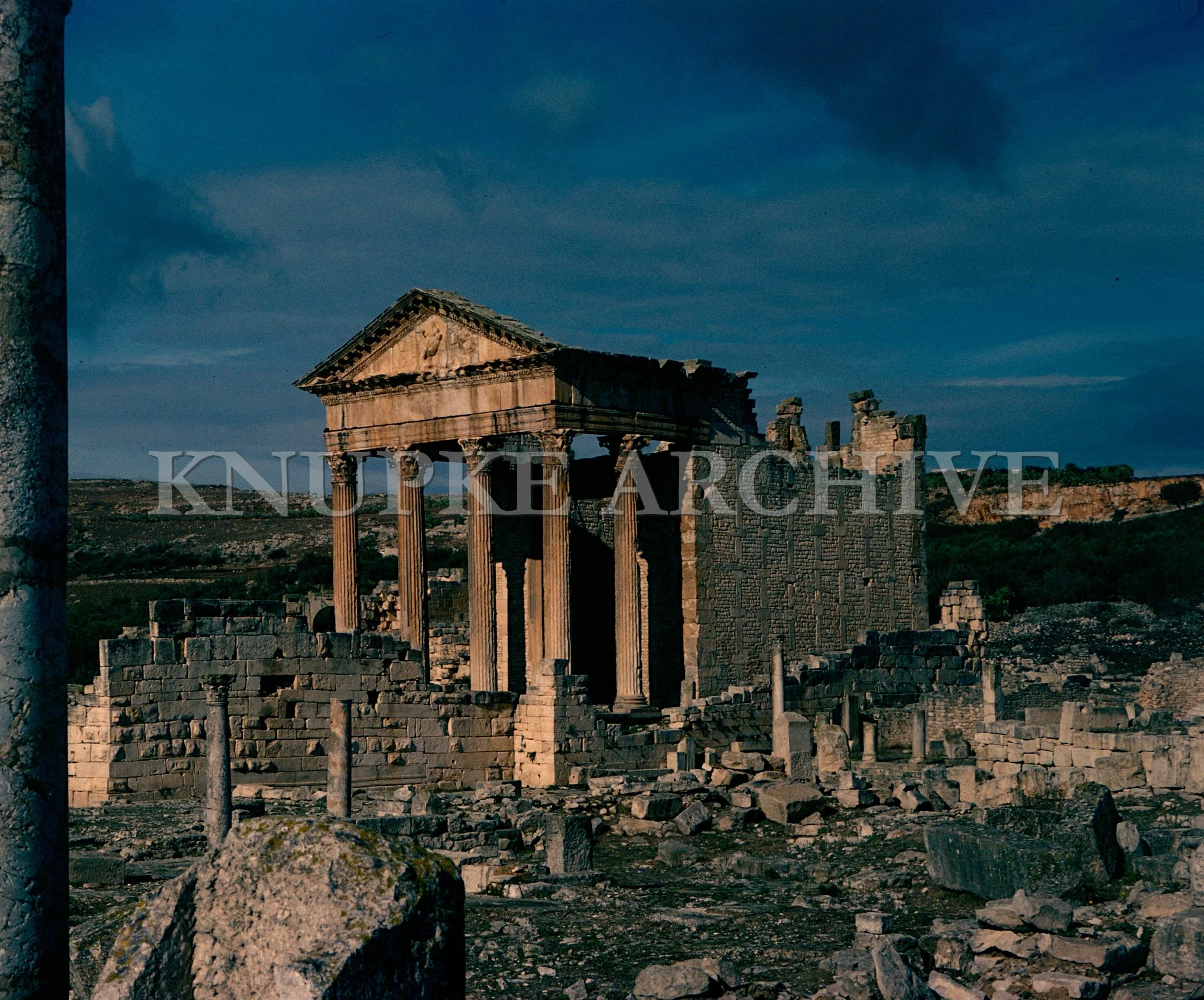 The Capitol at Dougga Print