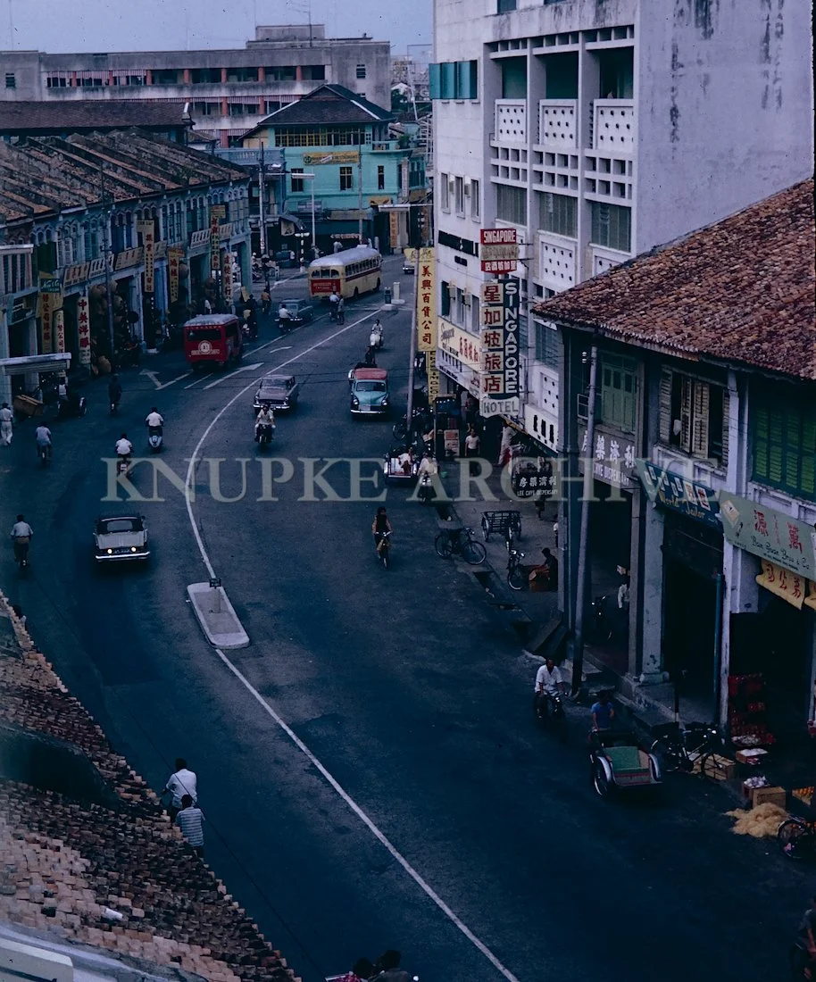Singapore Street from Above Print