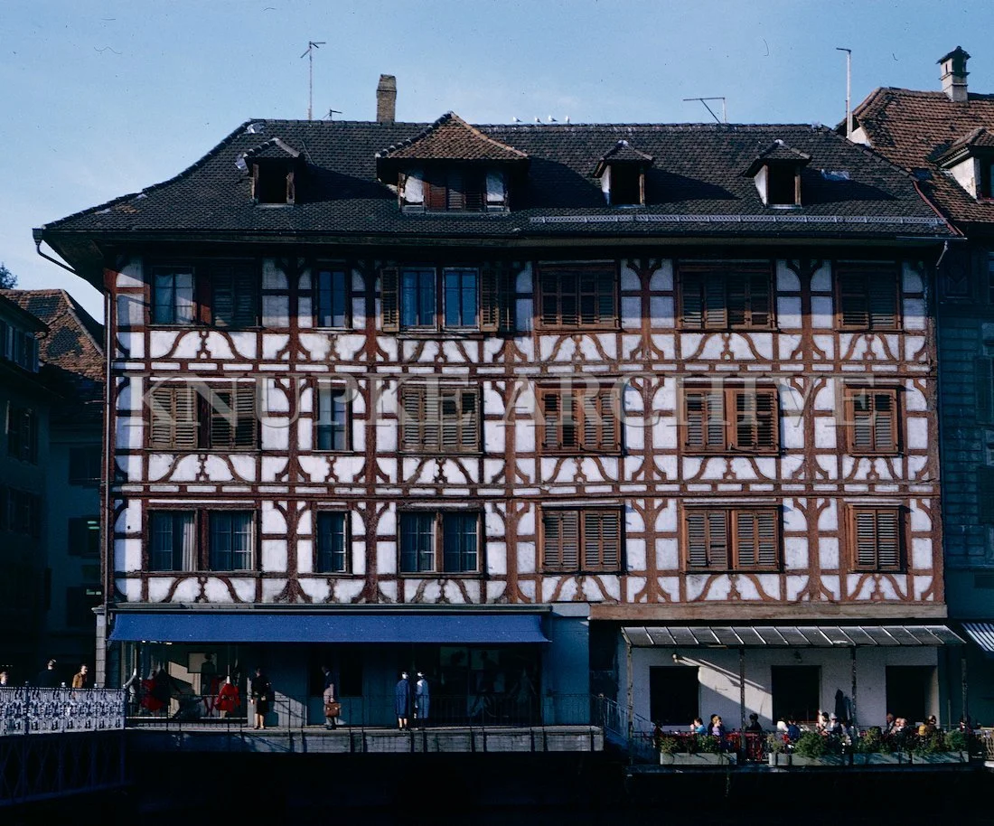 Half-Timbered House Print