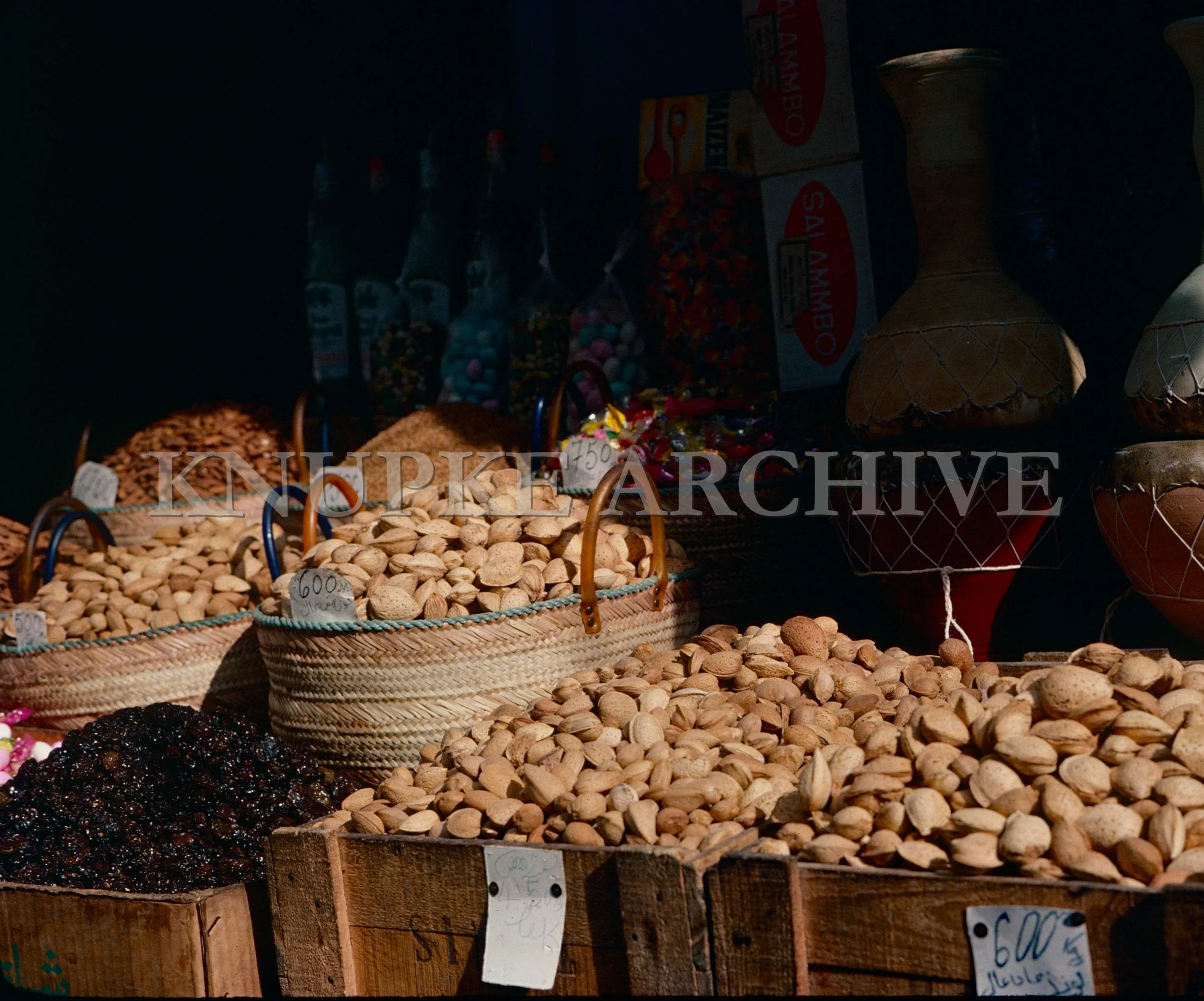 Almond Market in Tunisia Print