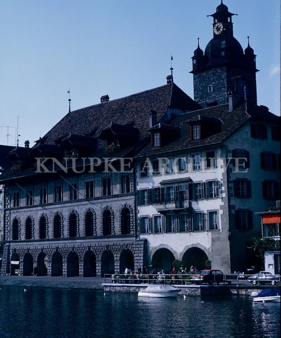 Lucerne Clock Tower Print
