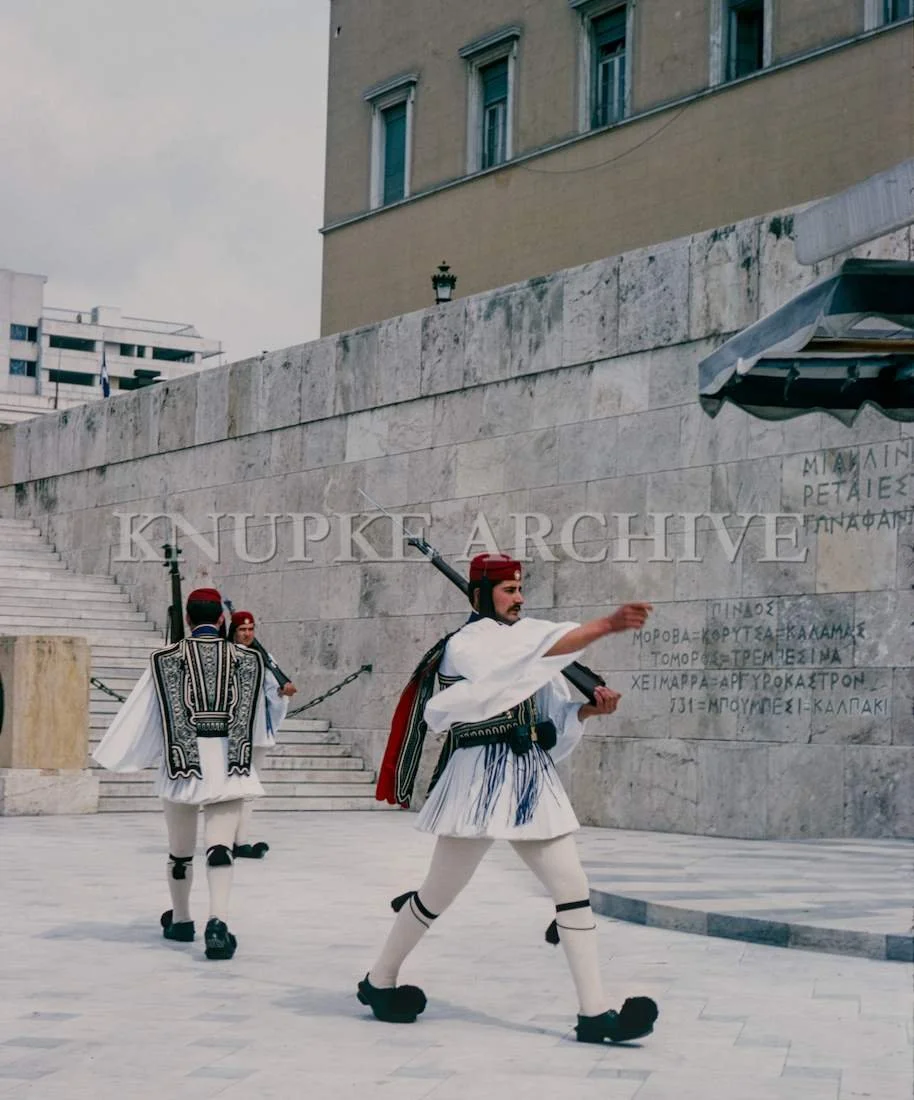 Evzone in Athens Print
