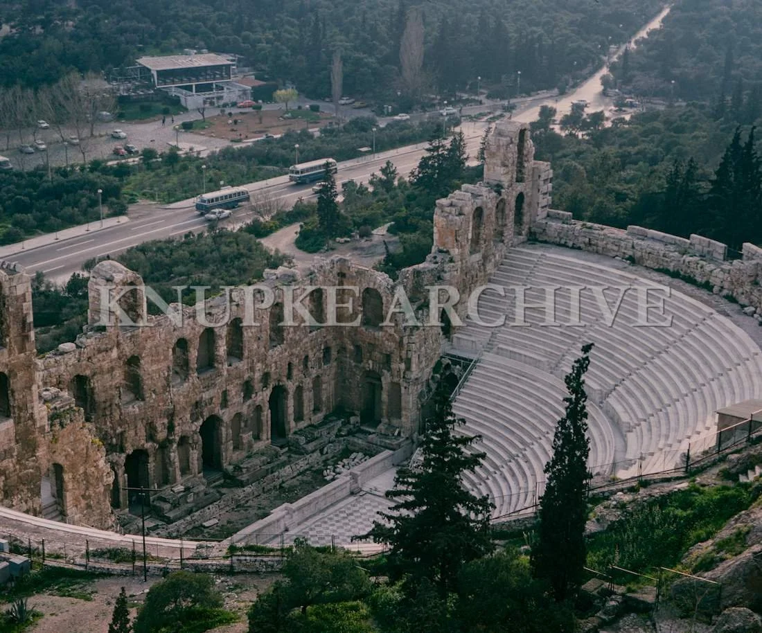 Theater Below the Acropolis Print