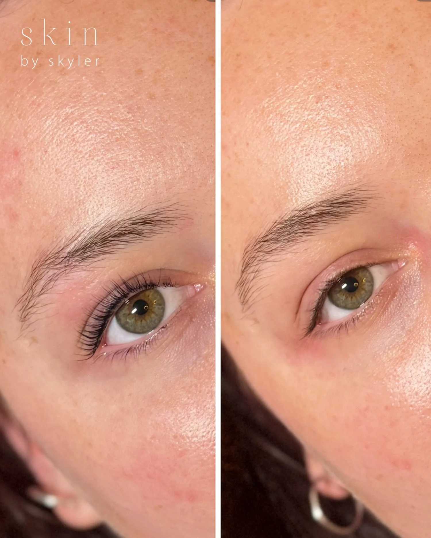 The obsession with Korean lash lifts is so real 🤩
&bull;
&bull;
&bull;
Maine Esthetician | Korean Lash Lift | Facials | Brow Lamination | Waxing | Midcoast Maine | Skin by Skyler | Brazilian waxing | Makeup