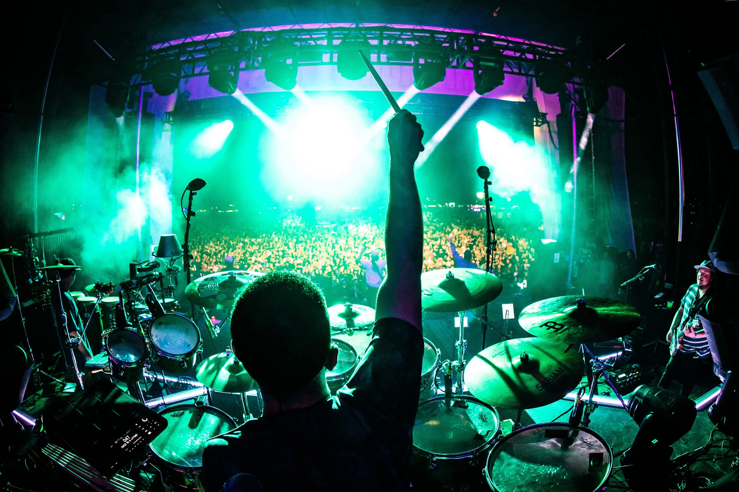 View from the stage filling in with Stick Figure in San Diego, CA Sept 2024