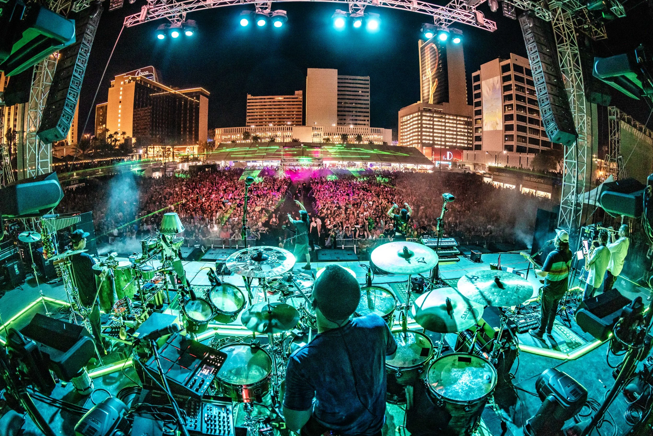 Performing with Stick Figure at Reggae Rise Up Vegas Oct 2024