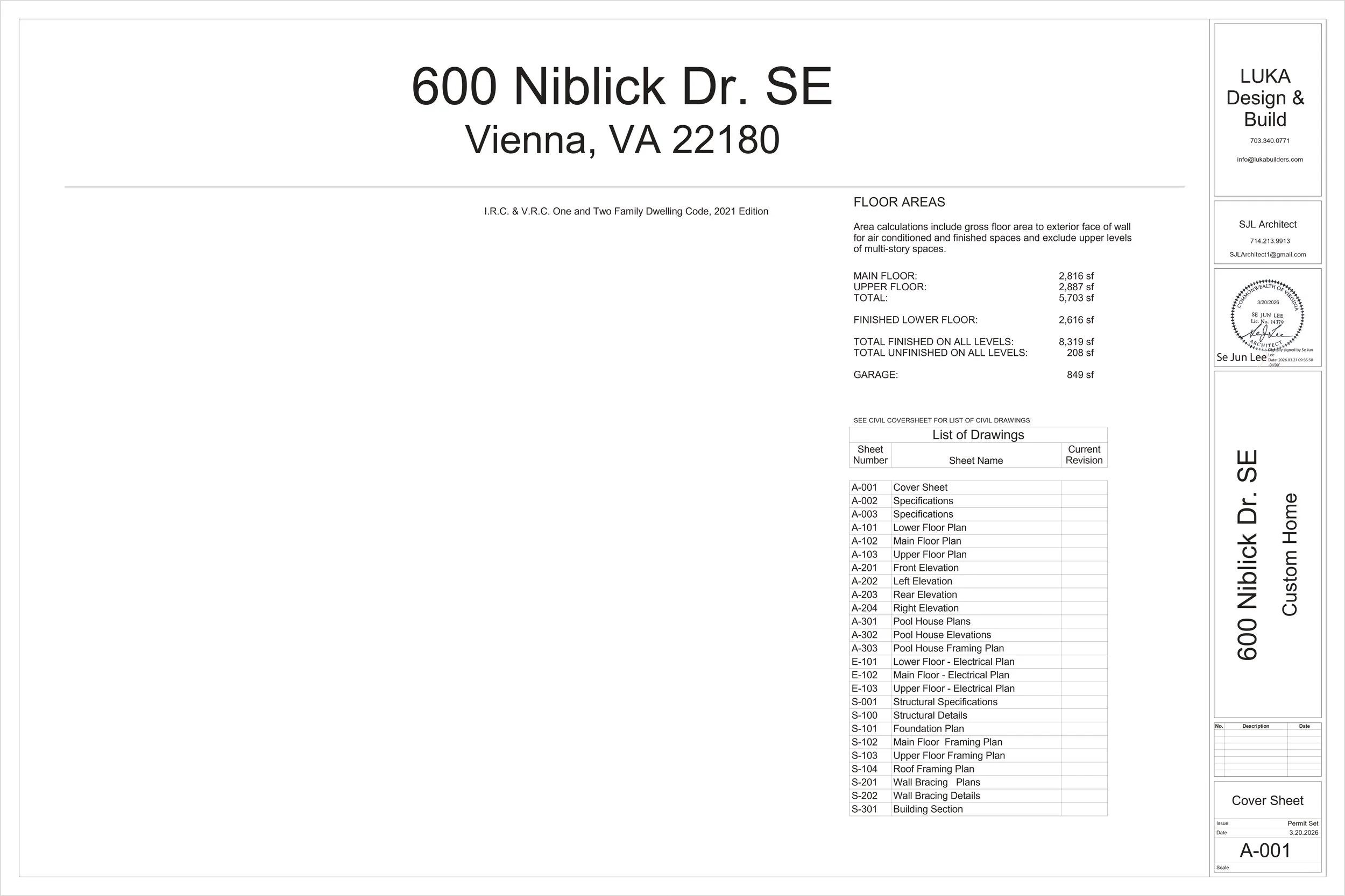600 Niblick Dr-Permit Set