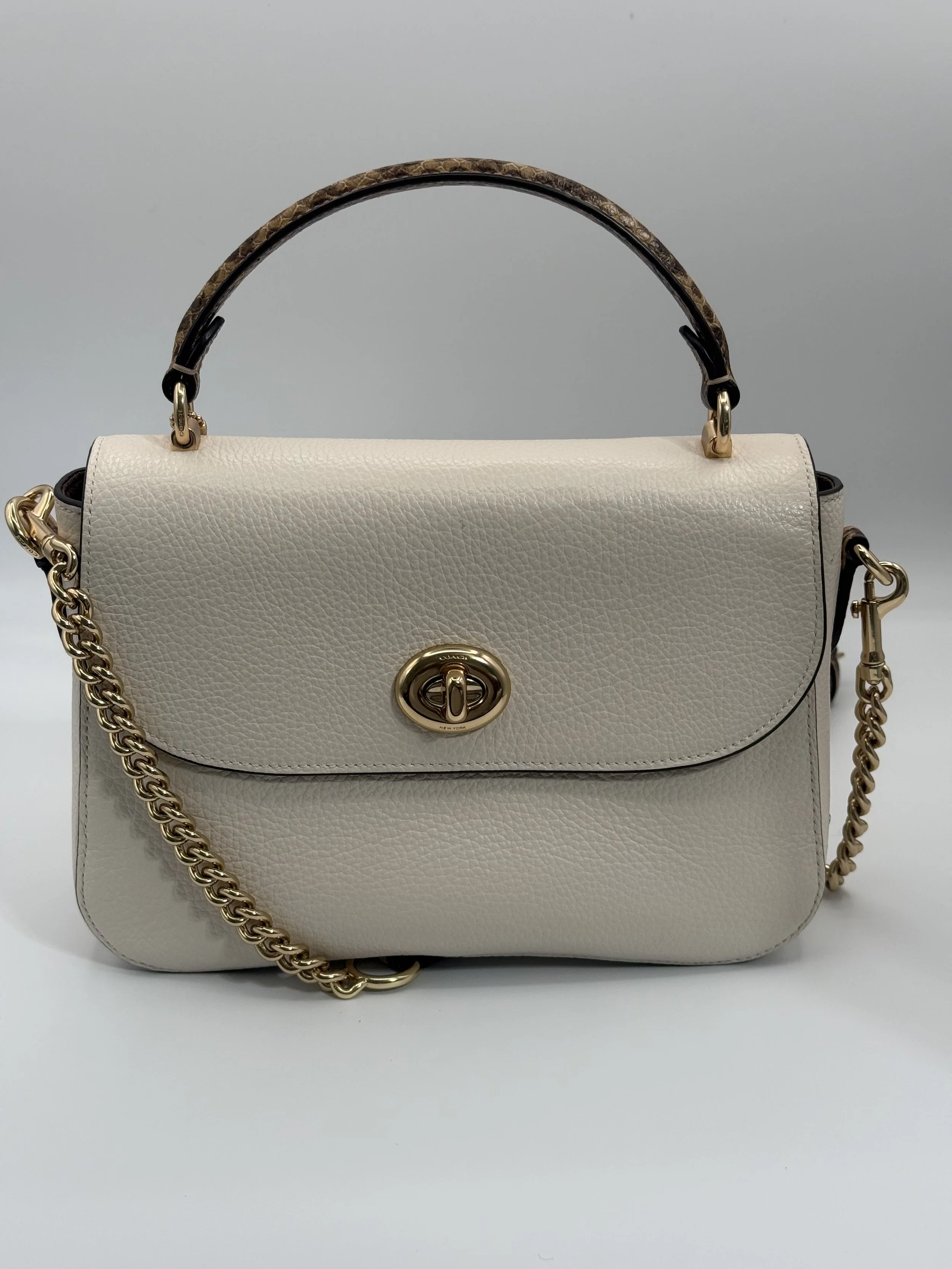 Coach Marlie Top Handle Leather Satchel