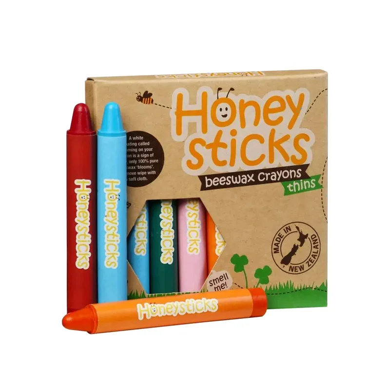 Honeysticks Beeswax Crayons Thins