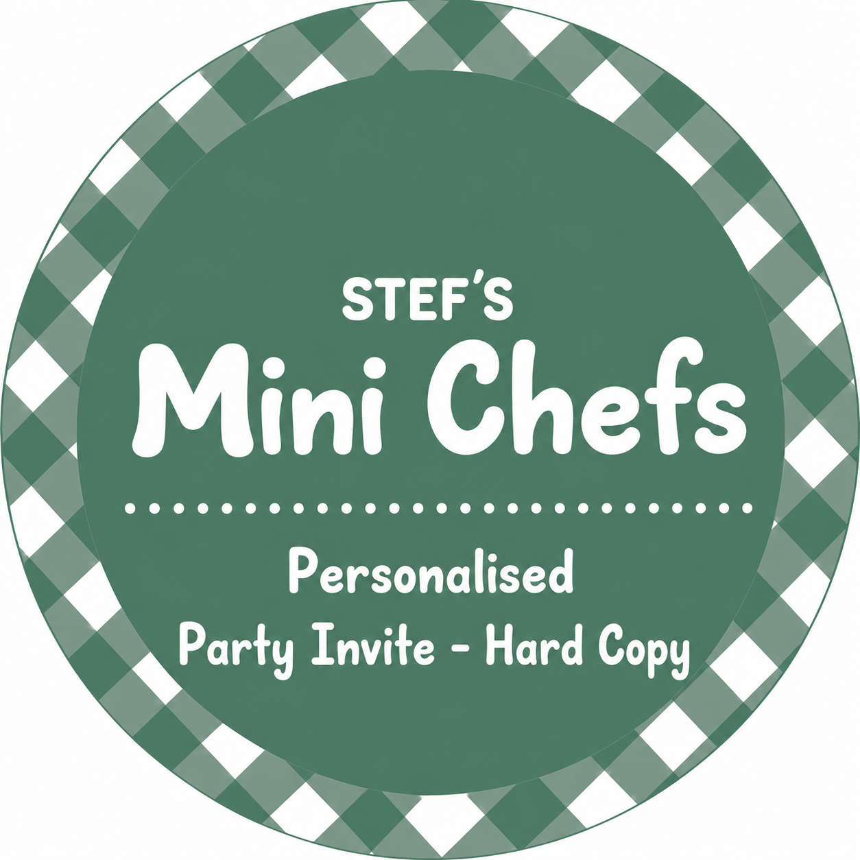 Personalised Invite - Hard Copy