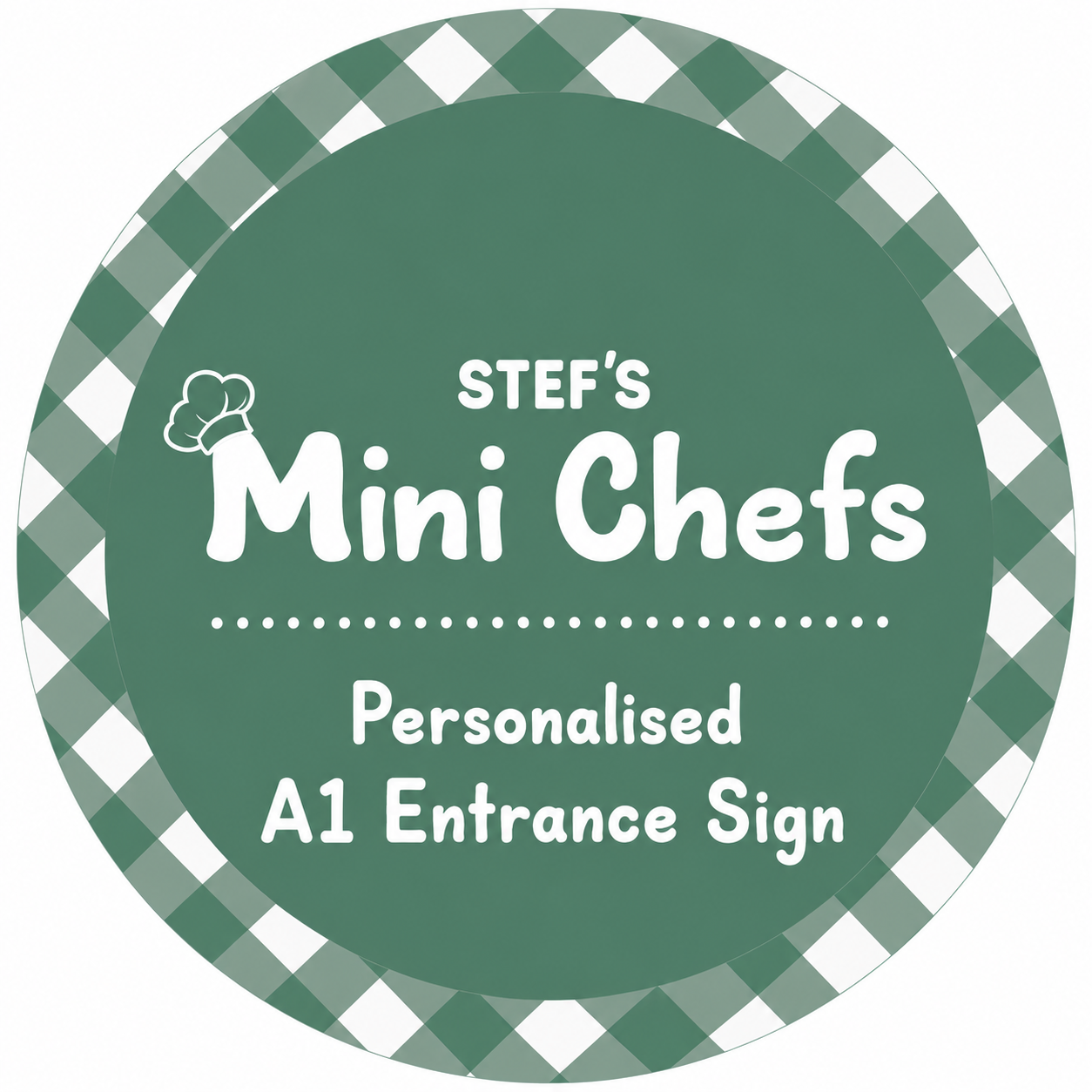Personalised A1 Entrance Sign