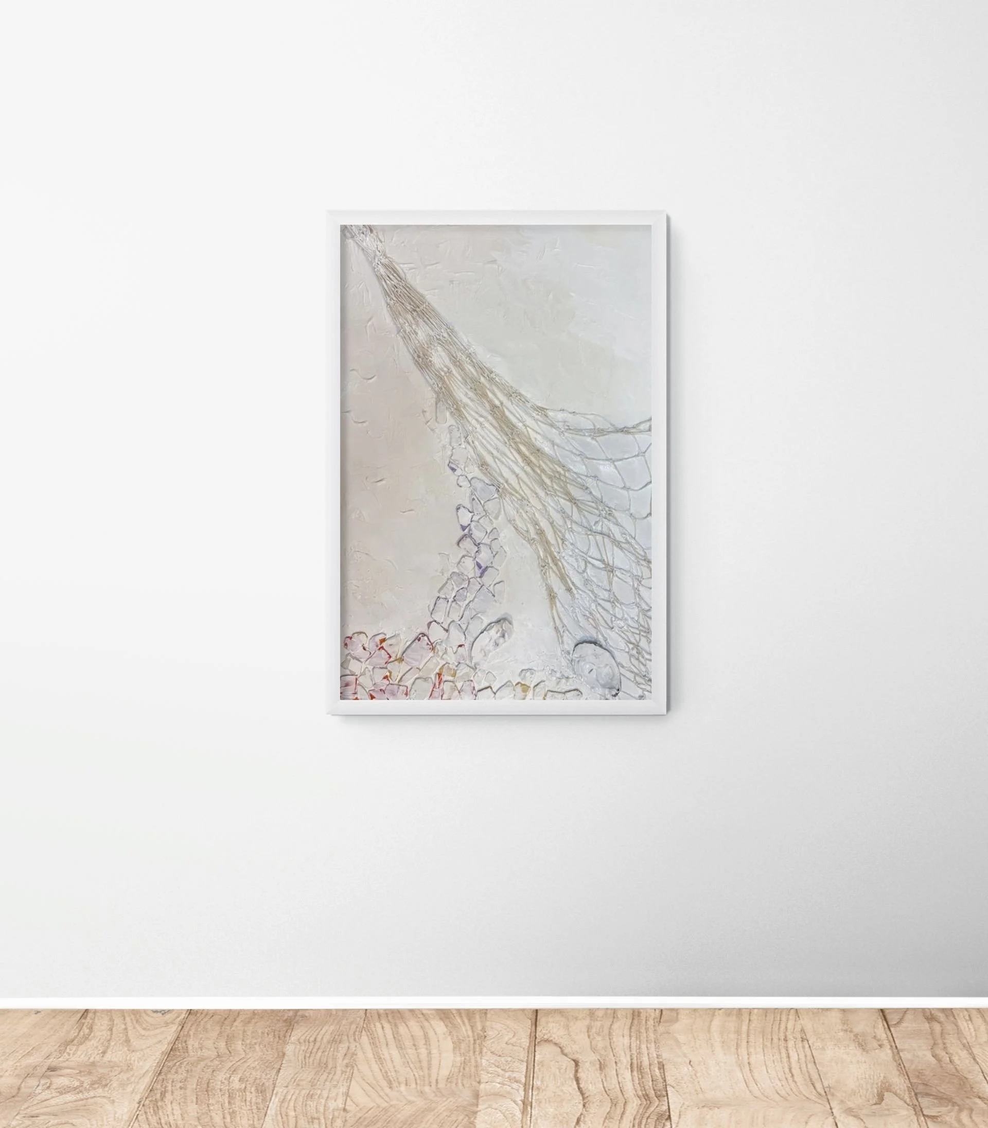 Cast Ashore - Mixed media on canvas - 24" x 36"