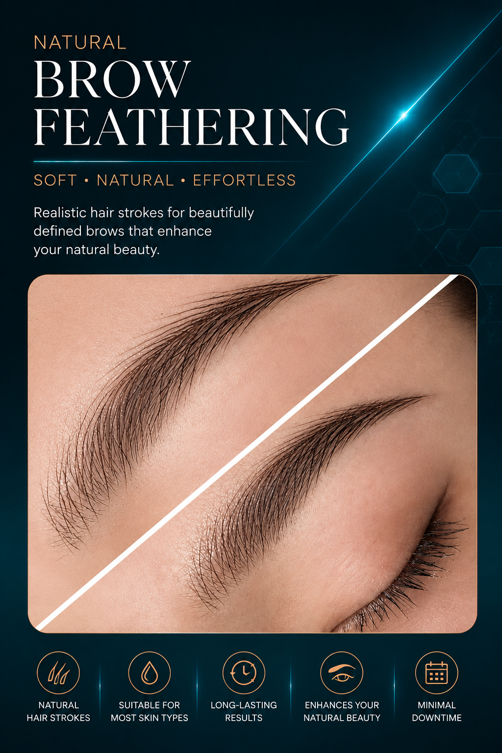 Brow Feathering