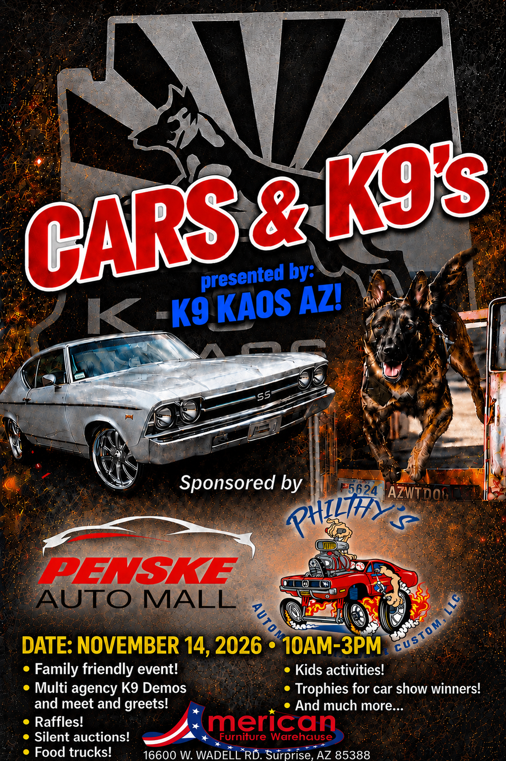 3RD ANNUAL CARS &amp; K9'S