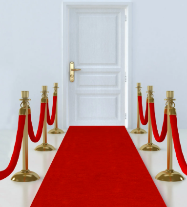 Red Carpet with Stanchions