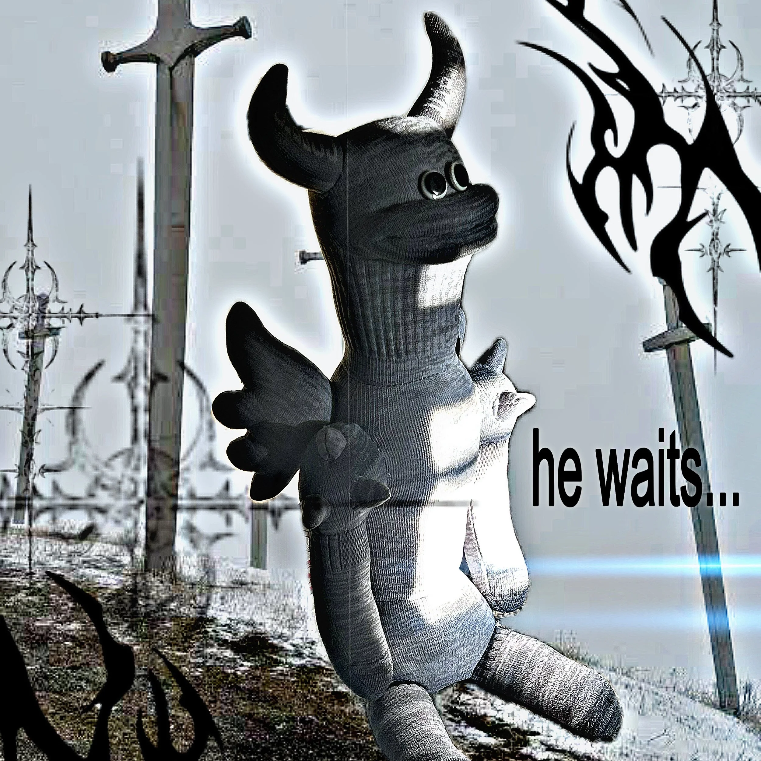 He waits...