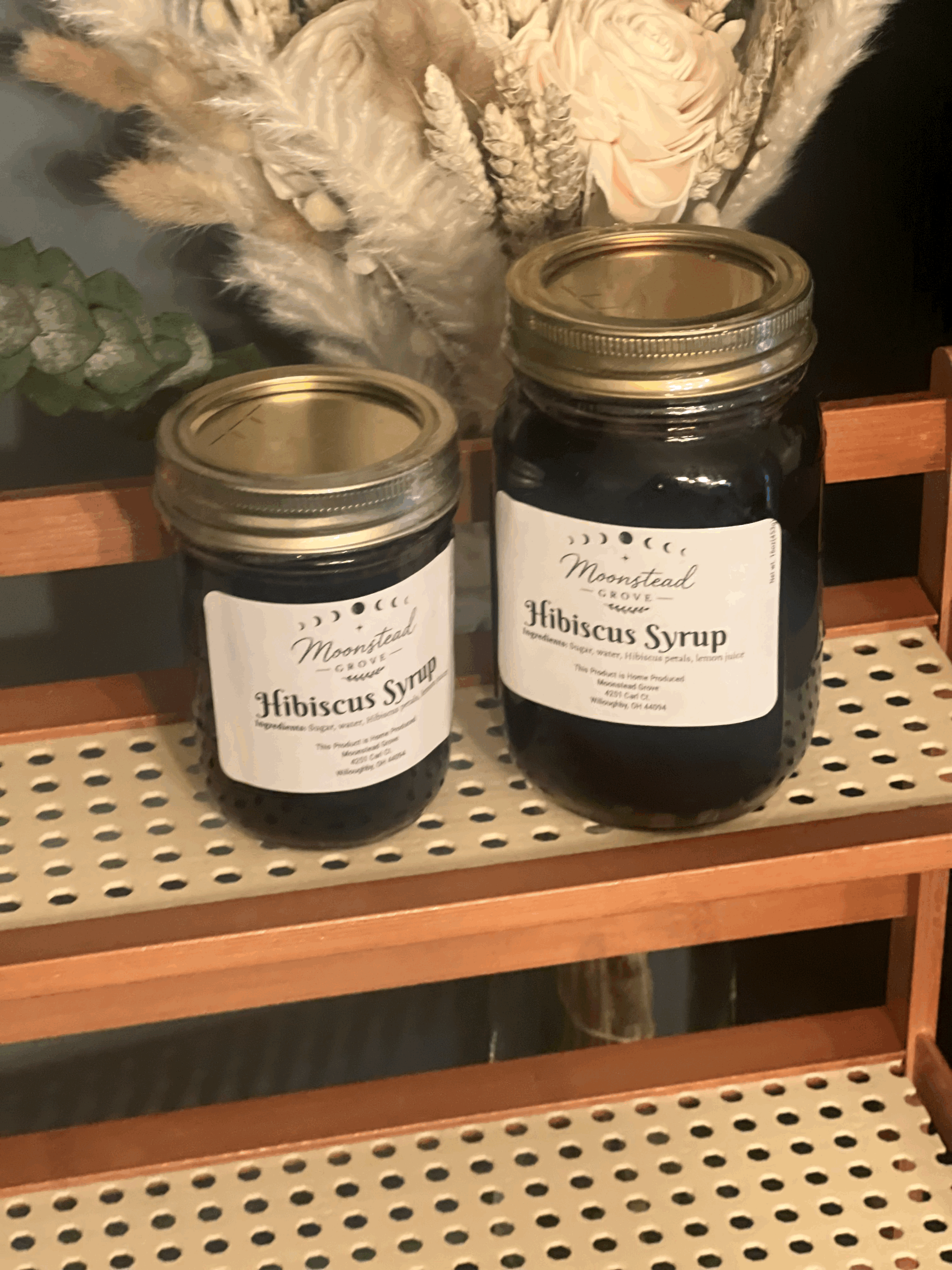 Hibiscus Syrup (8oz)