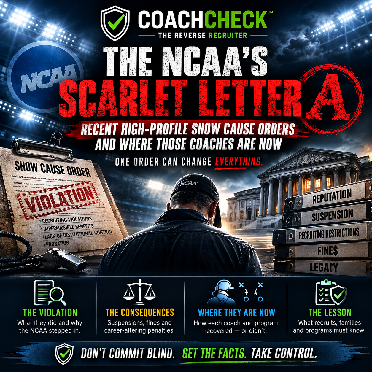 The NCAA’s Scarlet Letter: Recent High-Profile Show-Cause Orders and Where Those Coaches Are Now