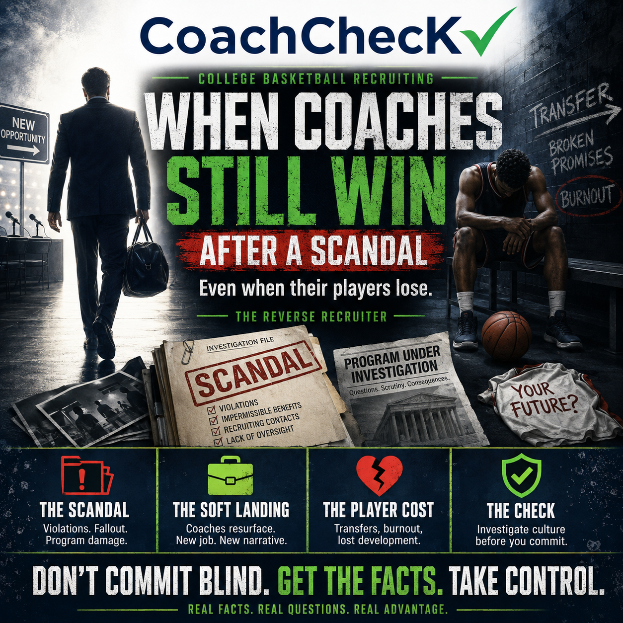 College Basketball Recruiting: How College Coaches still win after a scandal even when their players lose