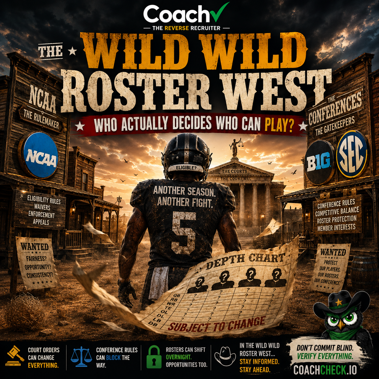 The Wild Wild Roster West: Could the Conferences Be the NCAA’s Next Lawsuit? 