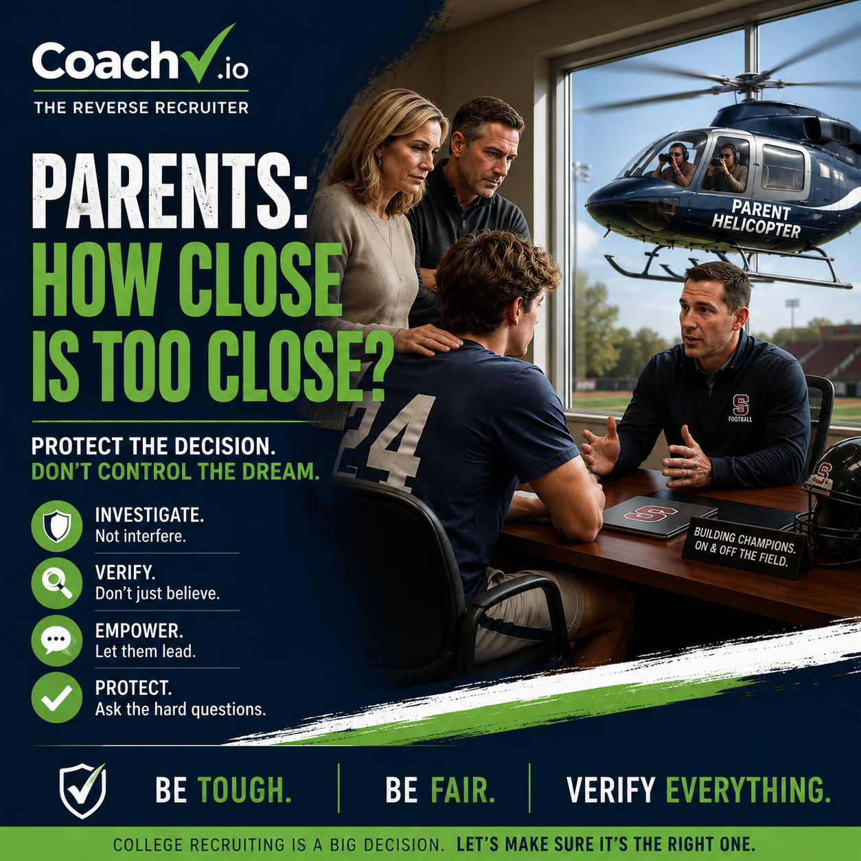 Are You Helping Your Athlete — or Helicopter Parenting Their Recruiting?