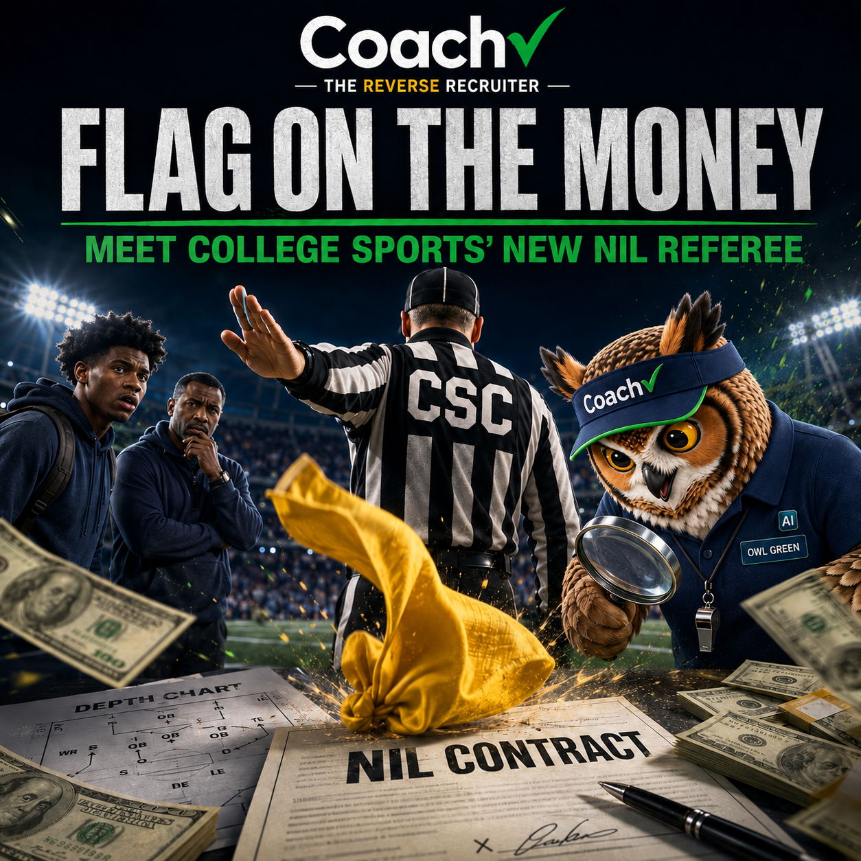 FLAG ON THE MONEY: Meet College Sports’ New NIL Referee