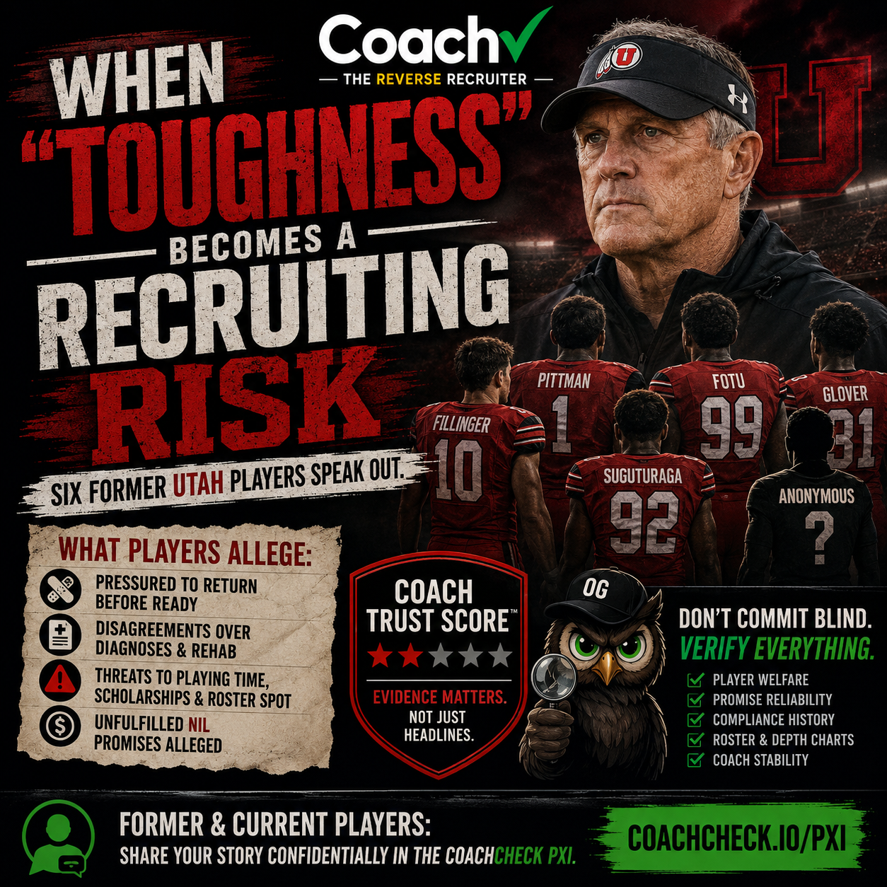 When “Toughness” Becomes a Recruiting Risk: Six Former Utah Players Speak Out