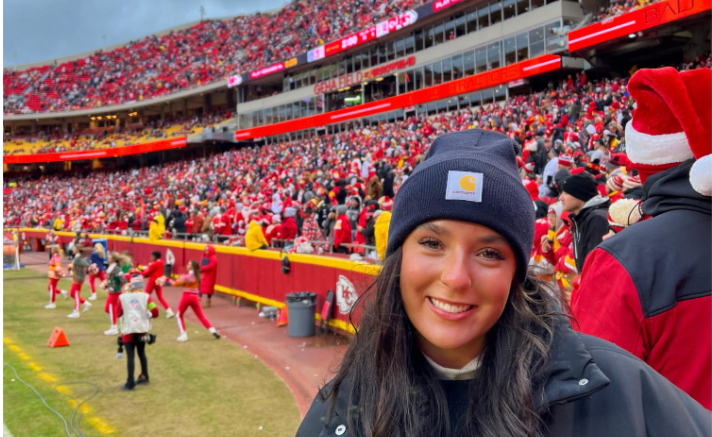 Adriauna Barger, Female sports editor at Roo News. Photo was provided by Barger
