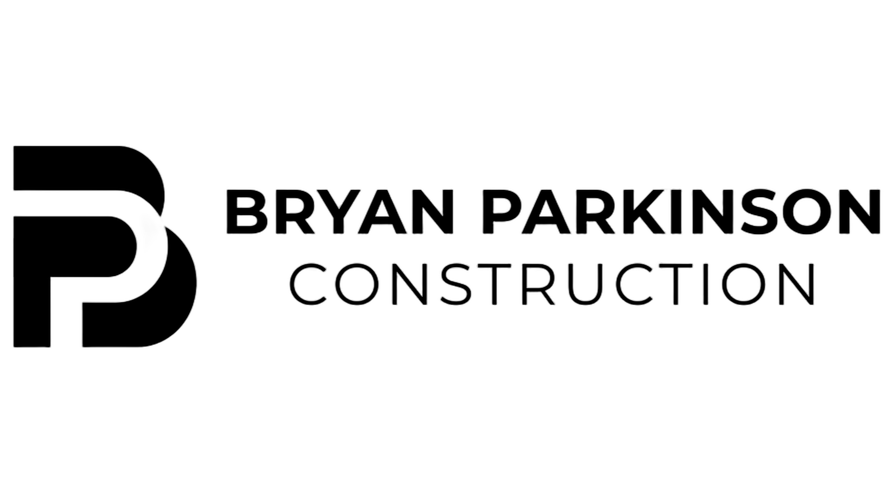 Logo for Bryan Parkinson Construction with a stylized 'B' and the company name.