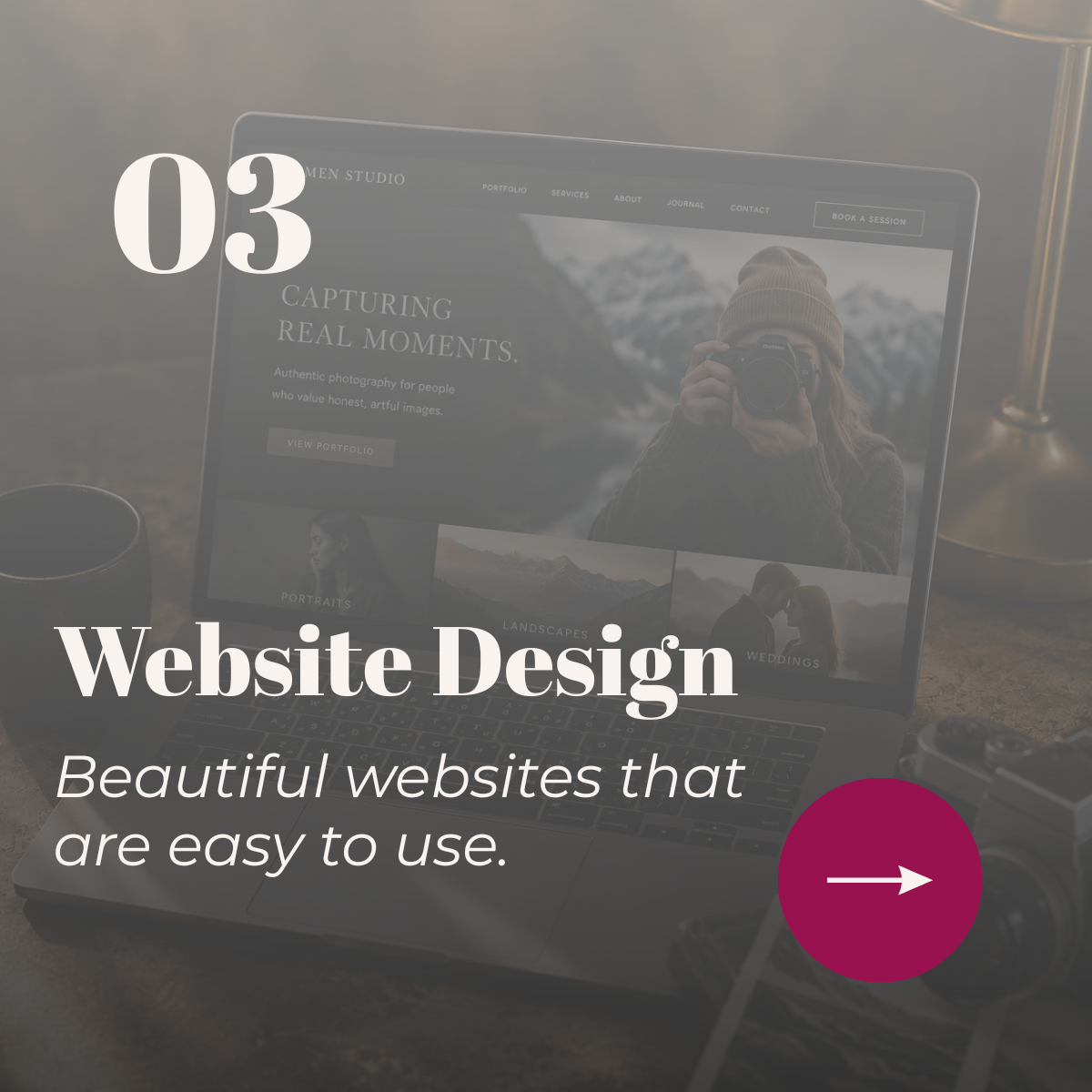 Happy Medium Fractional Marketing Website Design