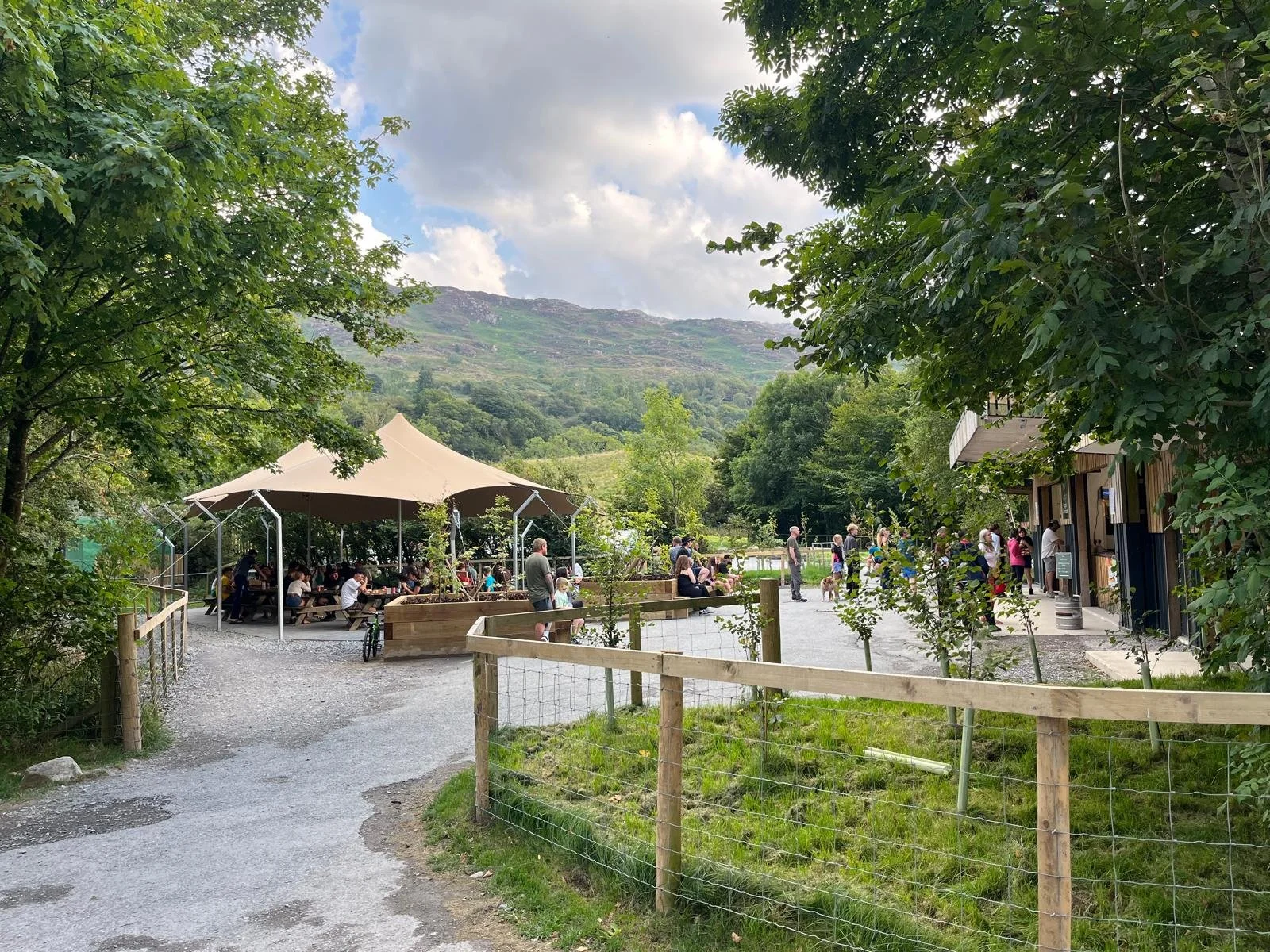 The campsite moves to low season in October