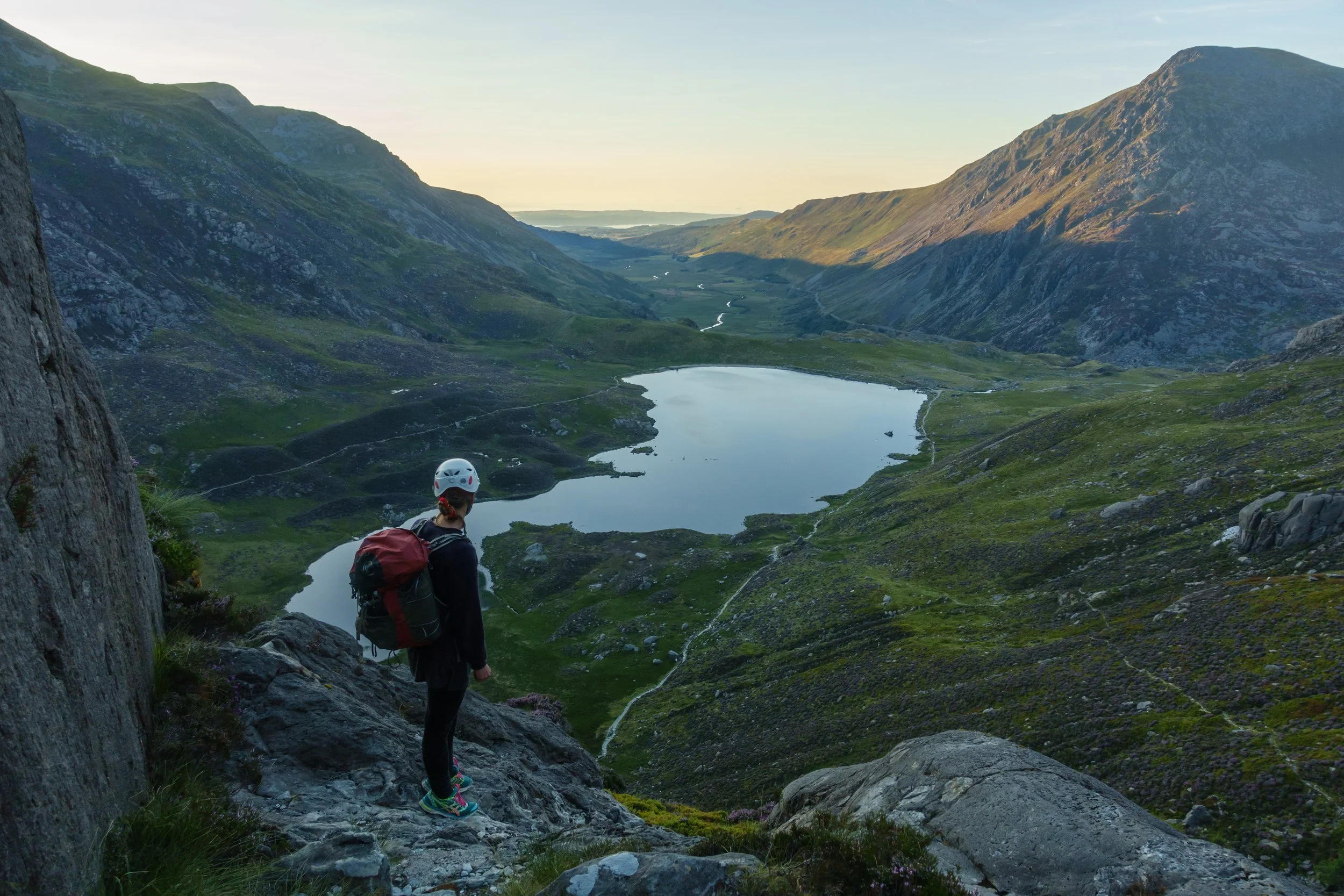 Llyn Idwal from Idwal Slabs 