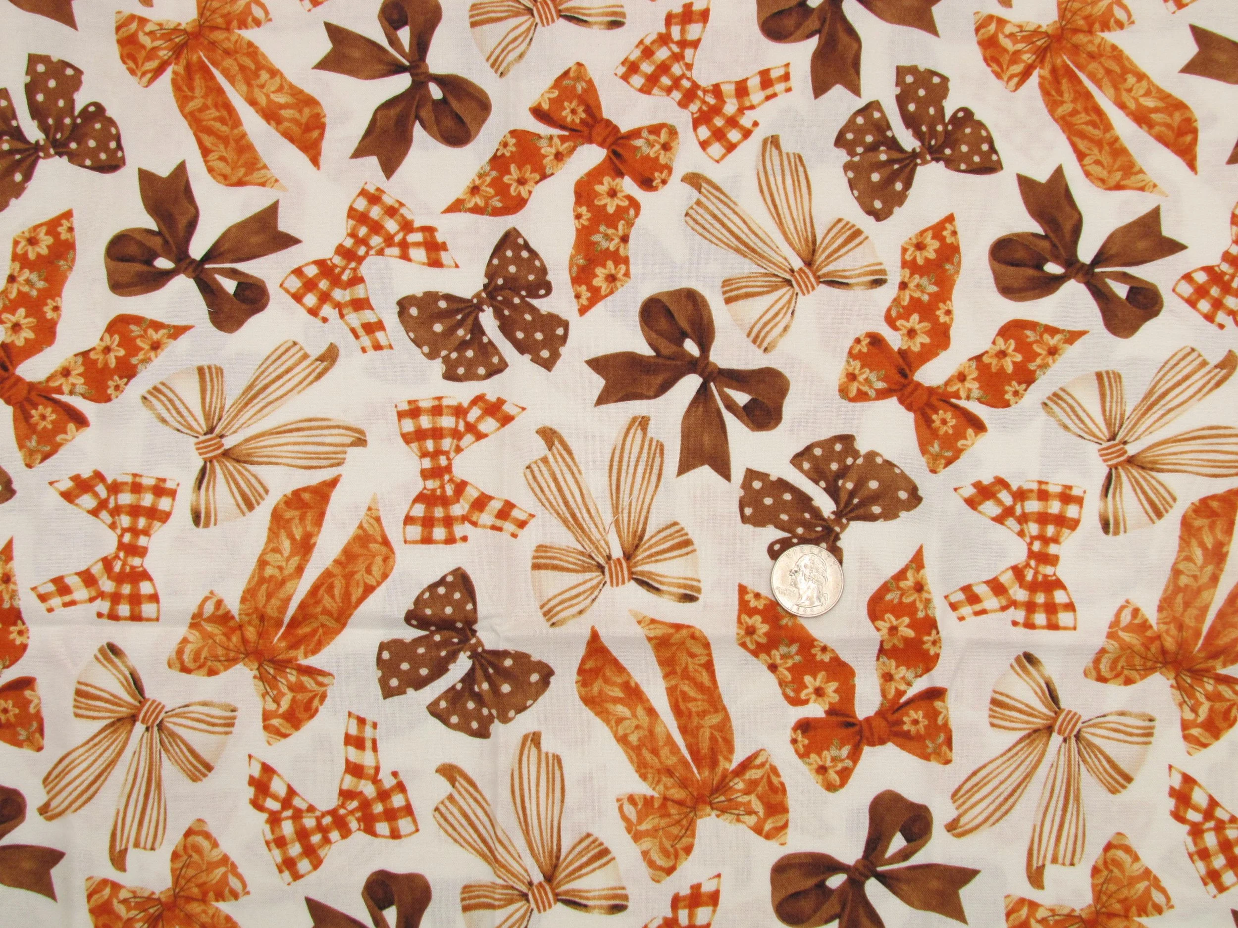 Fall Colored Patterned Bows