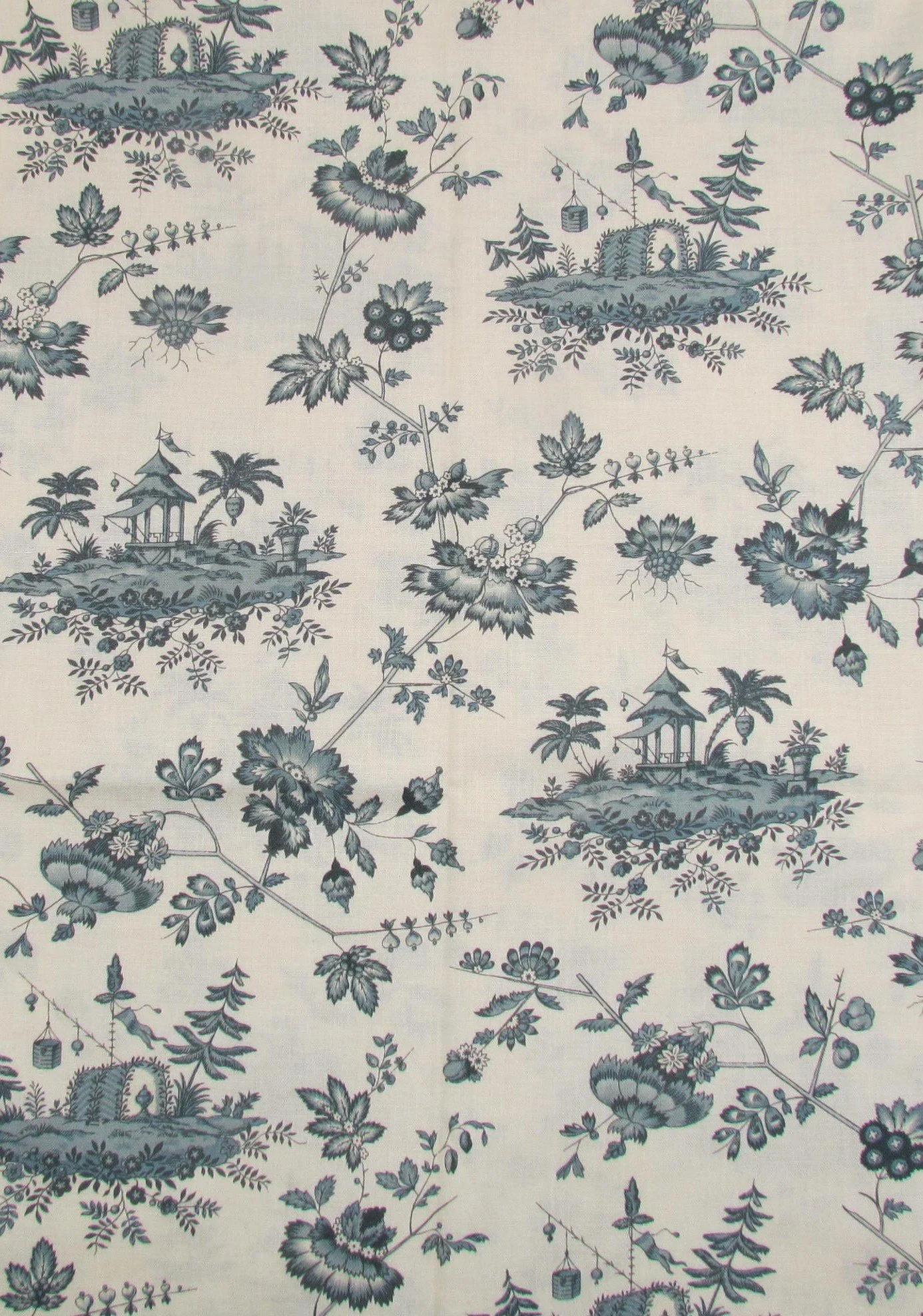 Moda French General Fleur De Paris Jardinage in French Blue Pearl