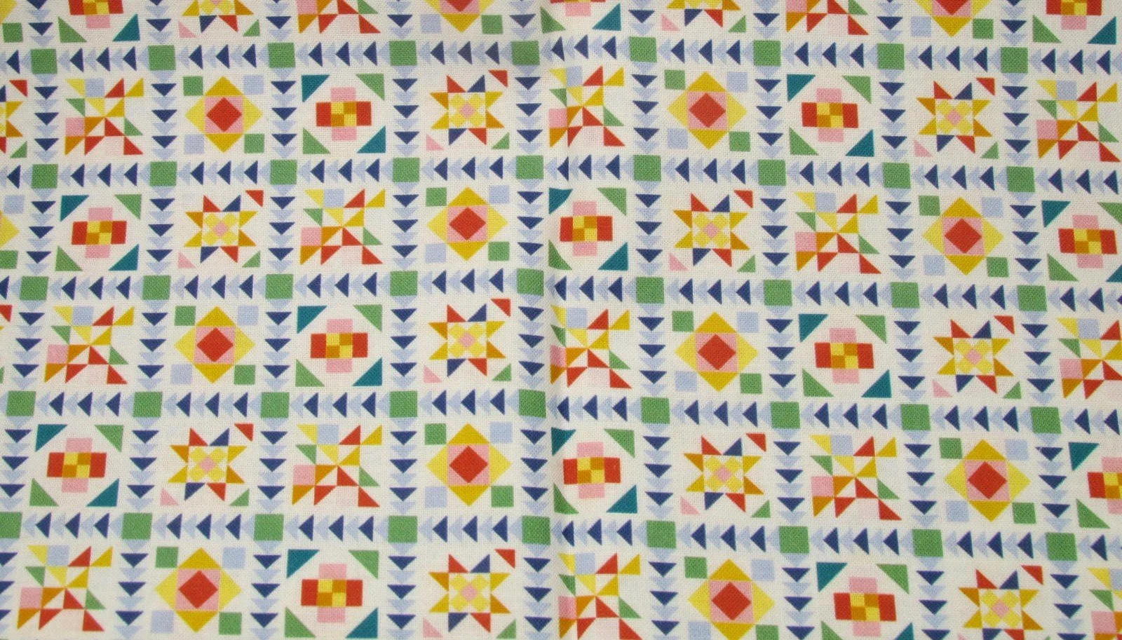 Wisconsin Best in Show Quilt Blocks in Blue, Green, Yellow and Red