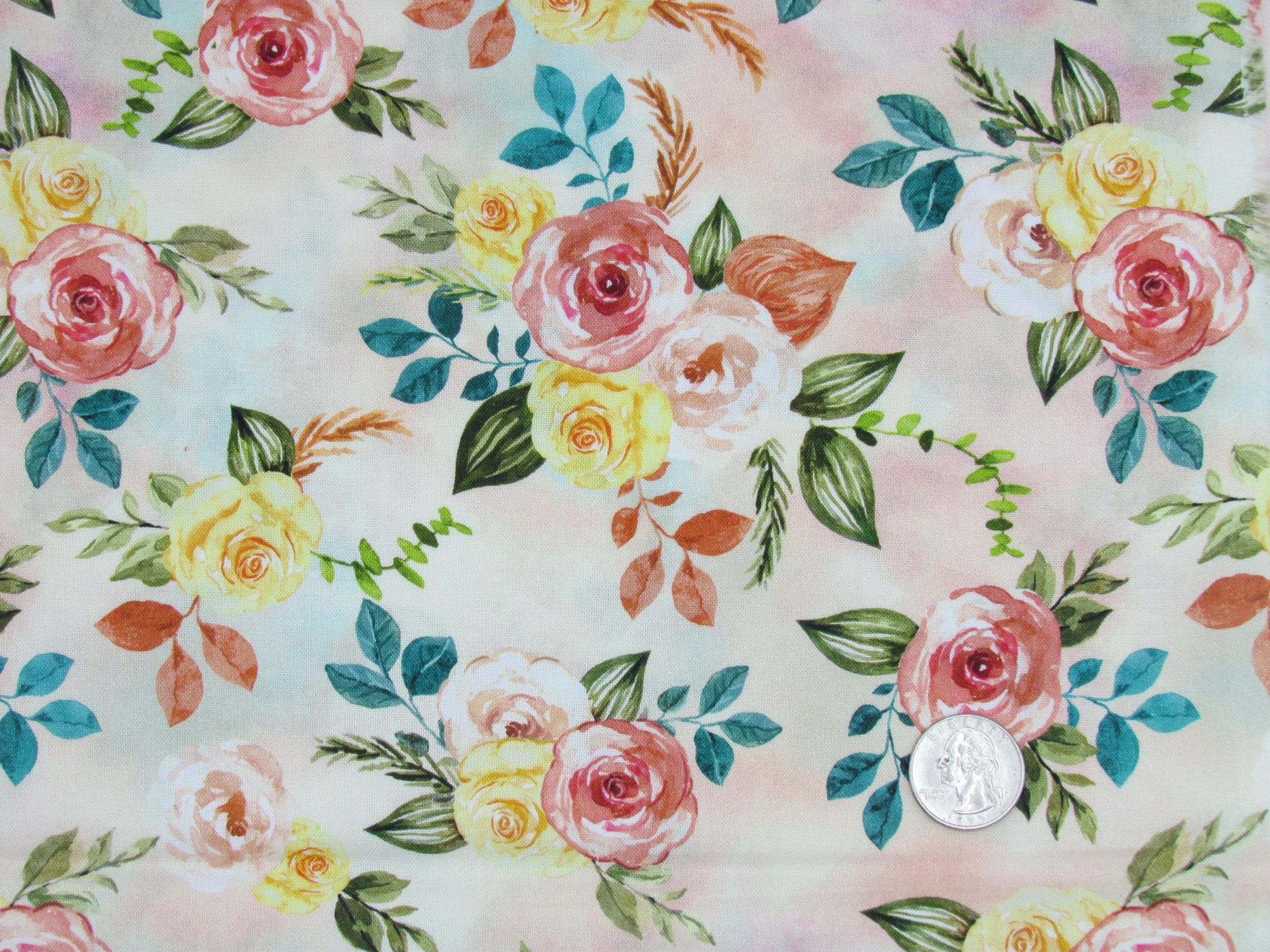 Benartex Gone Country Floral in Multi