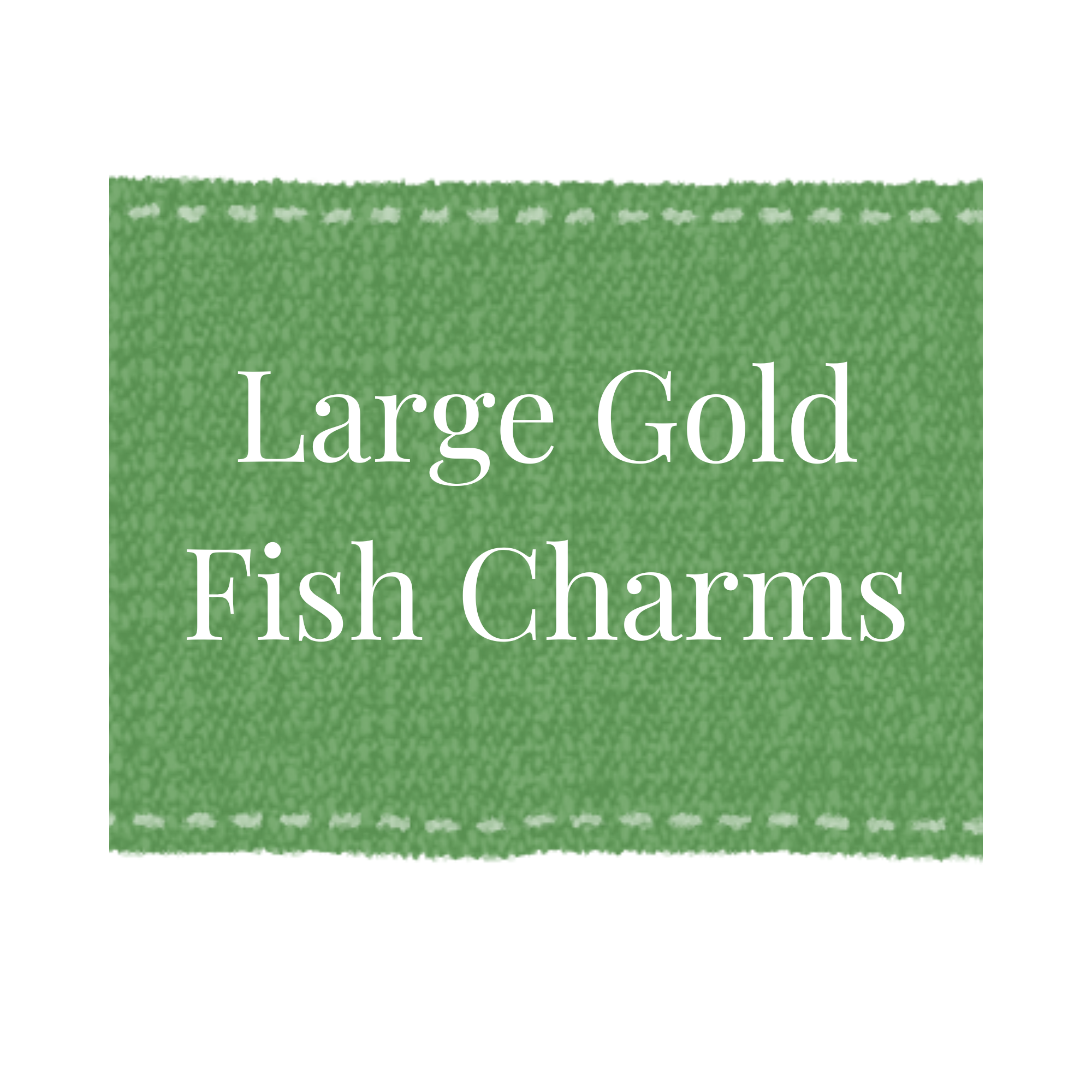 Large Gold Fish Charms