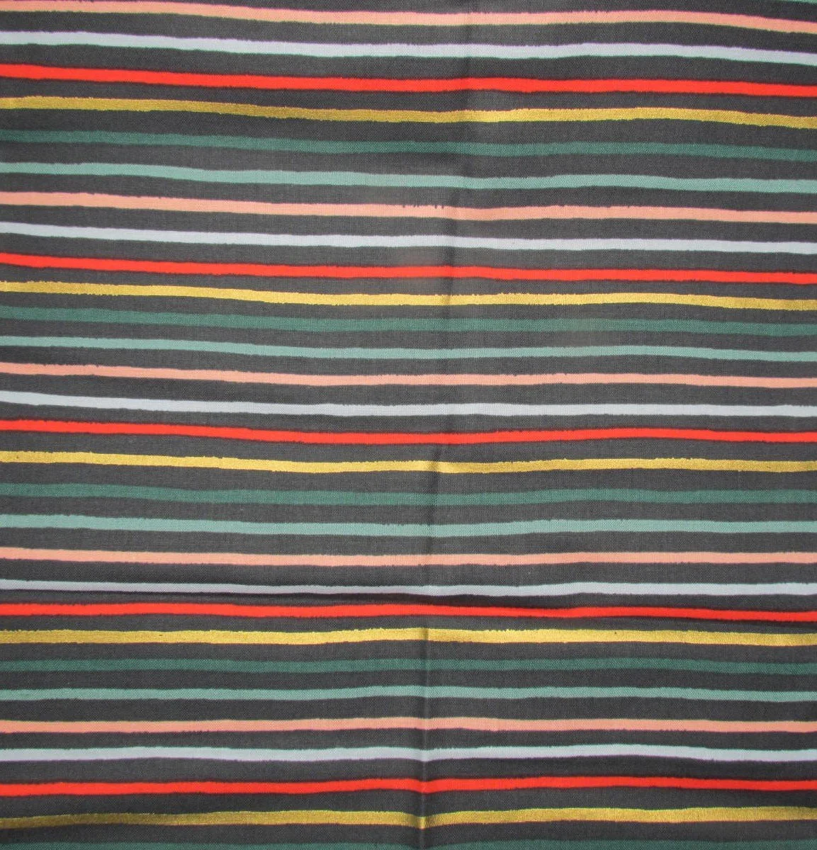 Rifle Paper Co. Festive Stripe in Evergreen Metallic