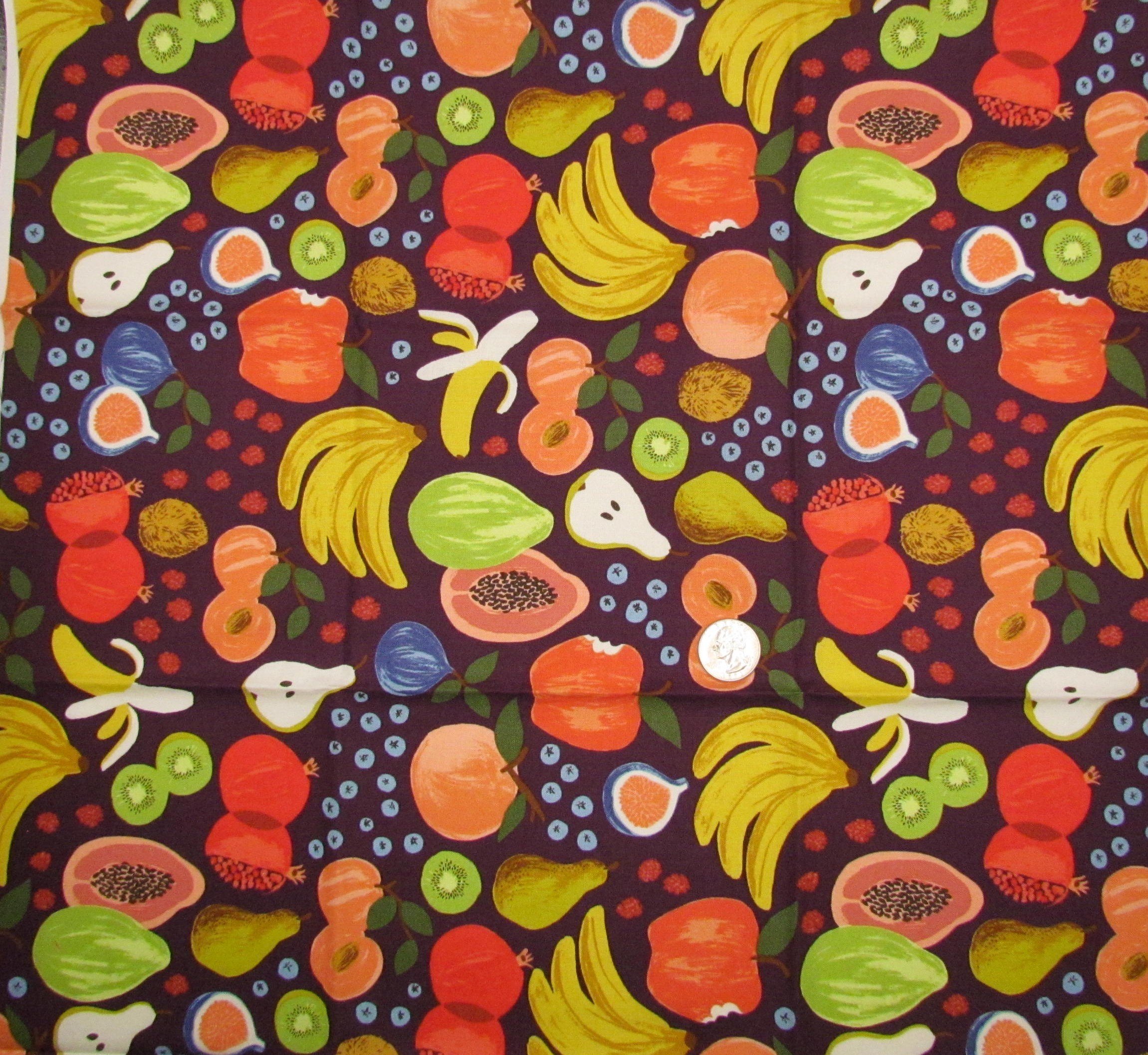 Rifle Paper Co Fruit Stand in Burgundy from Orchard