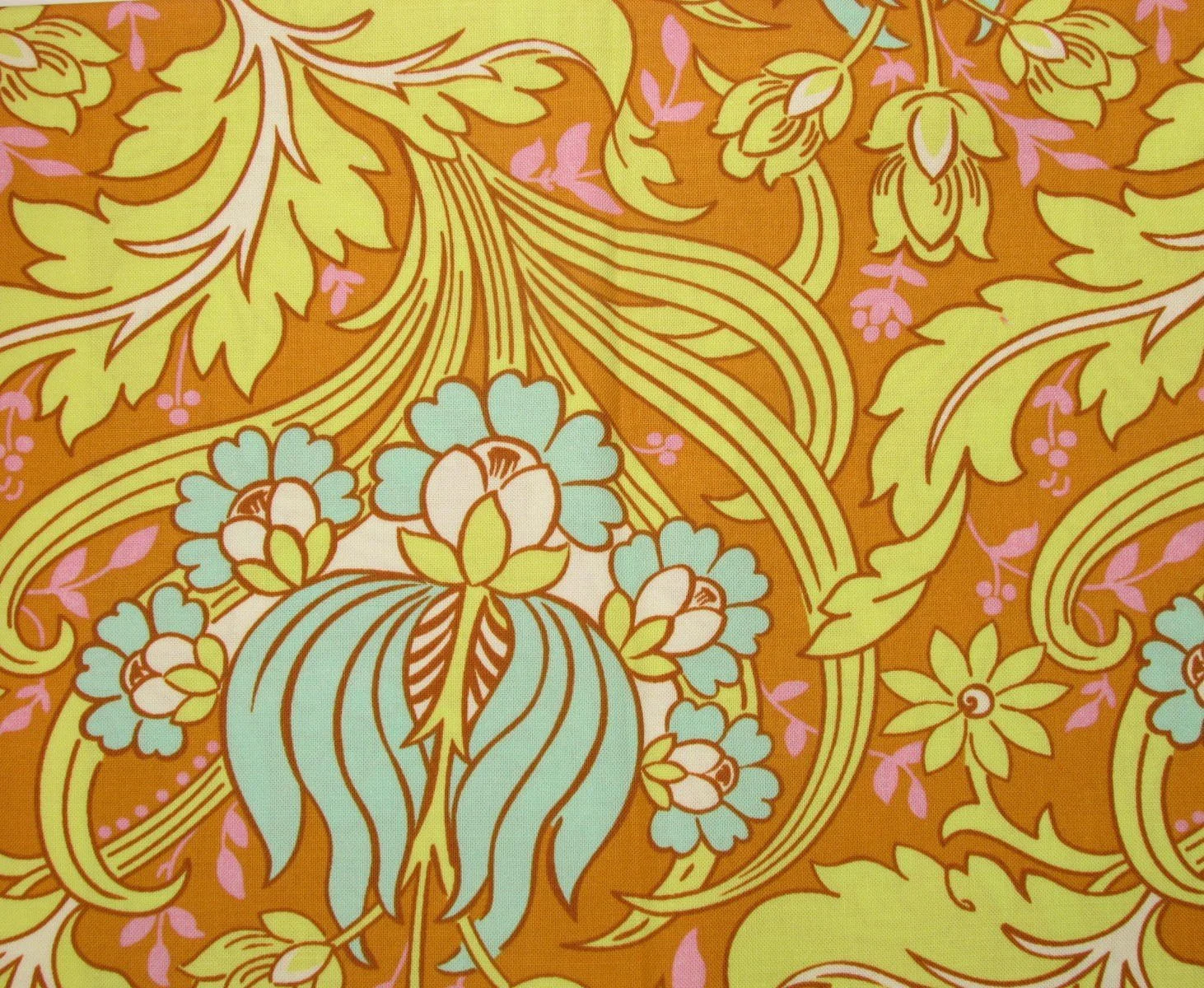 Amy Butler Soul Blossoms Temple Tulips in Cinnamon