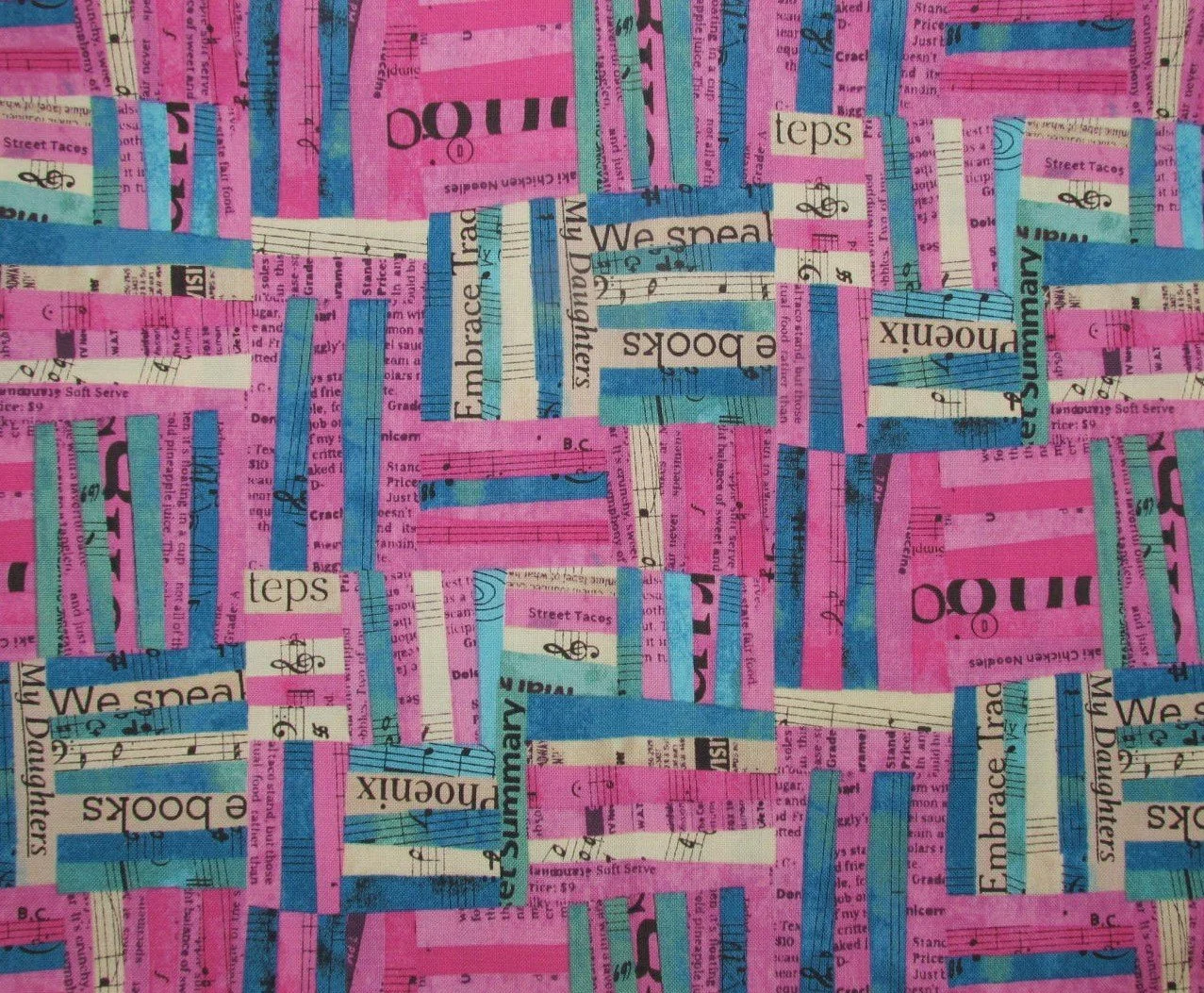 Windham Librarian Wish Multimedia in Pink and Turquoise