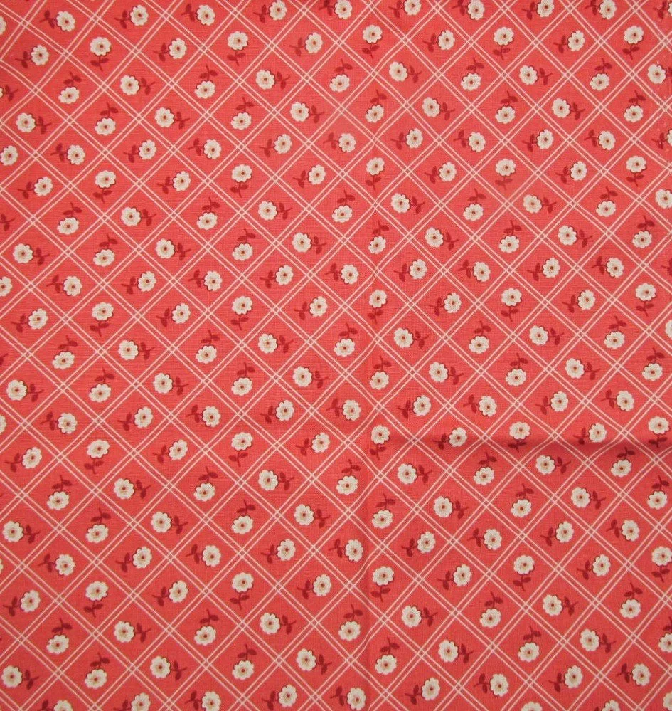 Riley Blake Berry and Sage Calico in Tea Rose