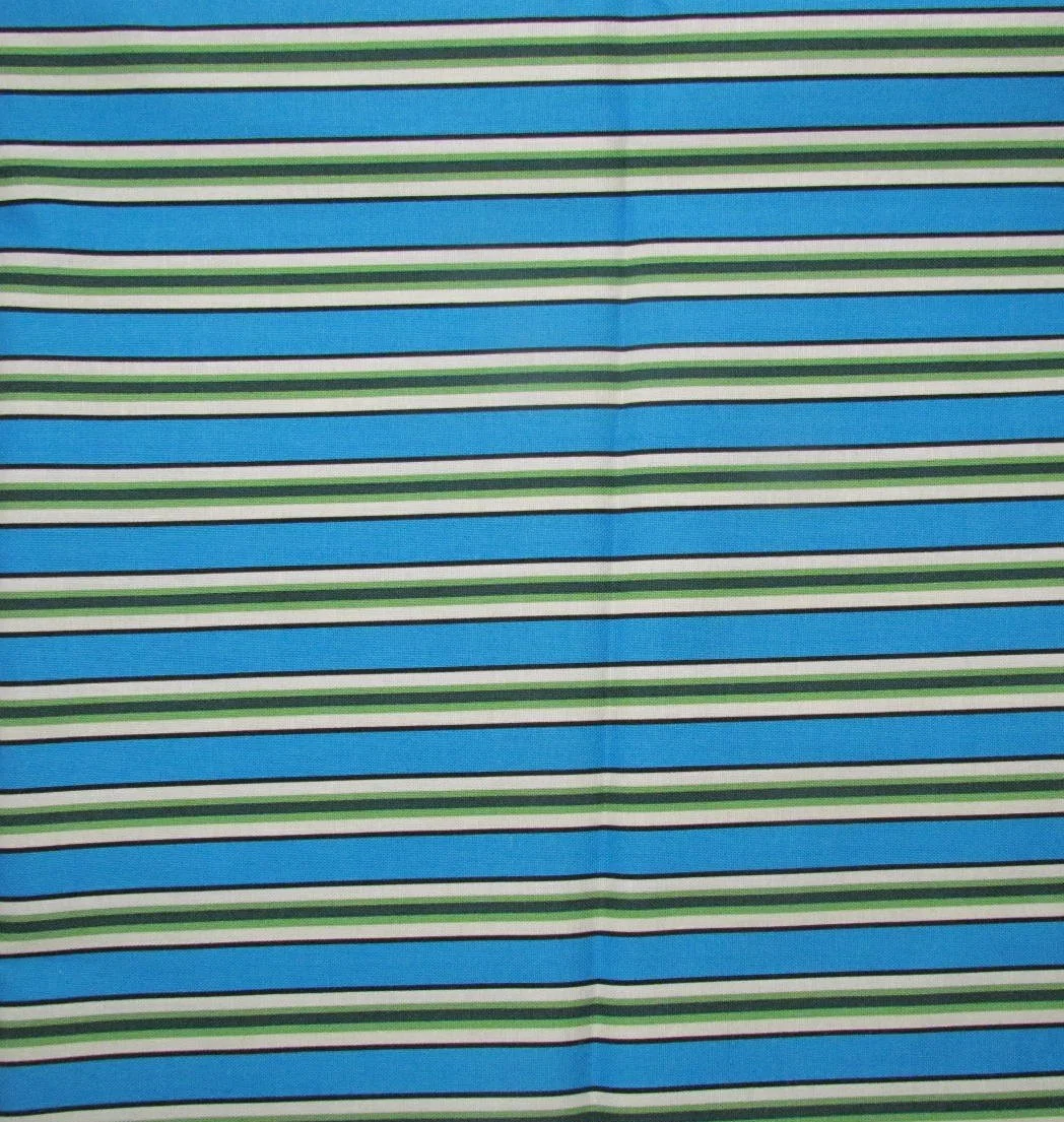Windham Five and Ten Candy Stripe in Blue and Green