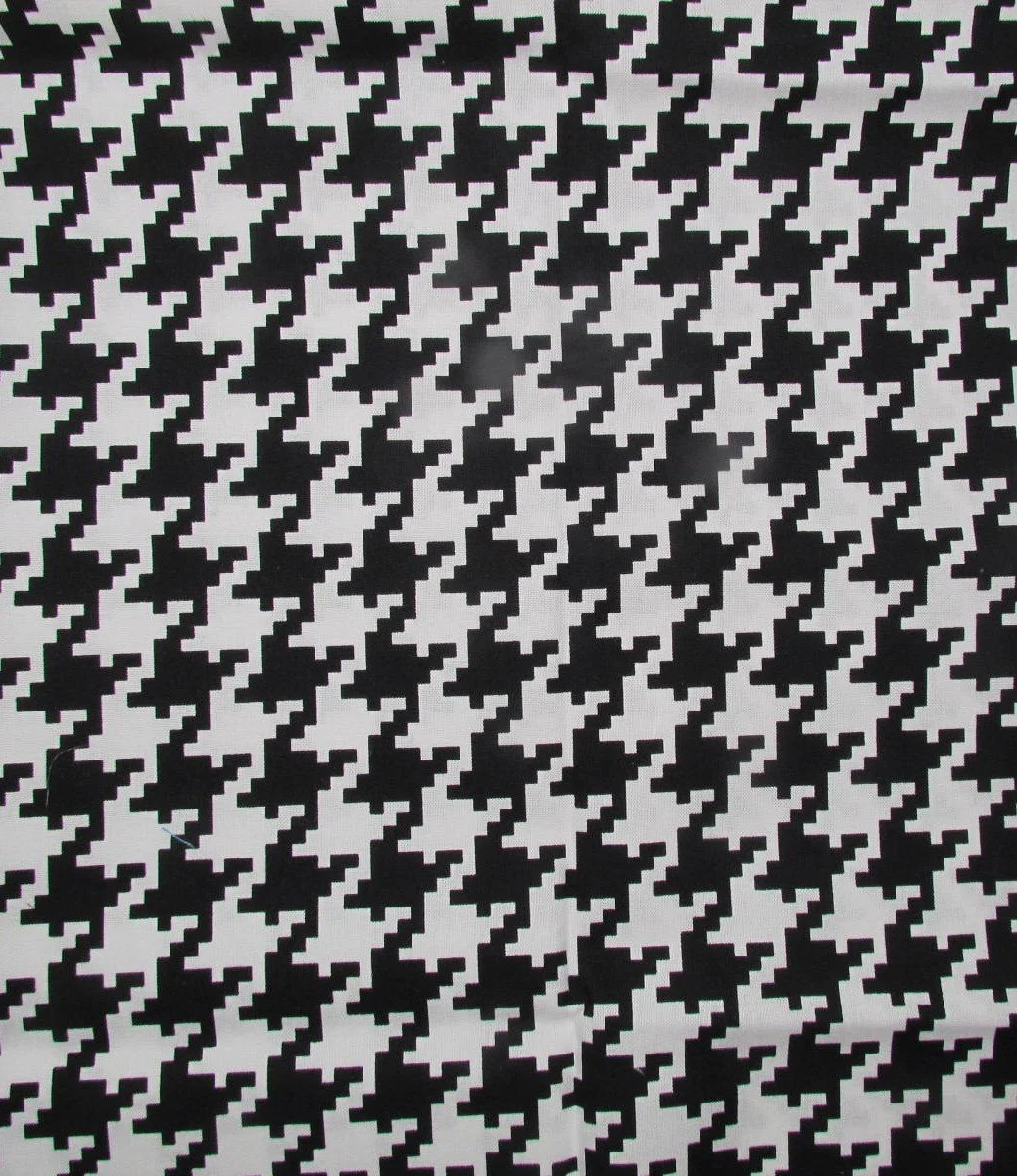 Michael Miller Summer Soiree Black and White Houndstooth