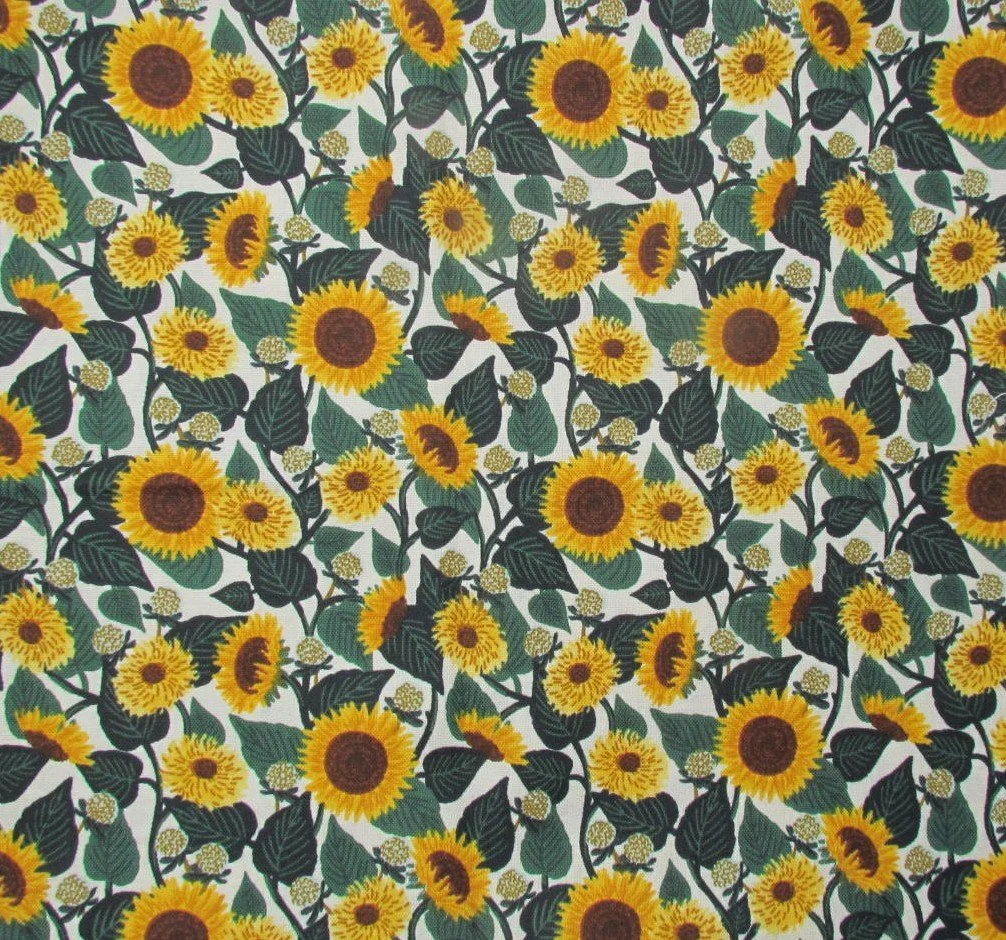 Rifle Paper Co Curio Sunflower Fields in Cream