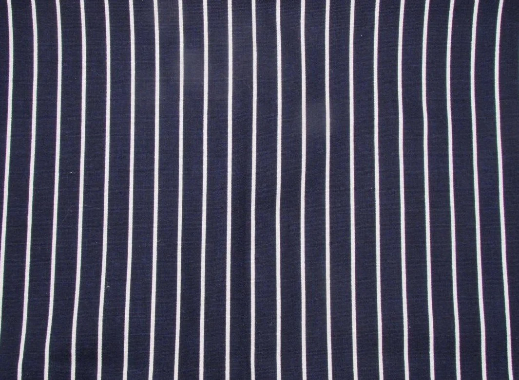 Cranston Black with White Stripes