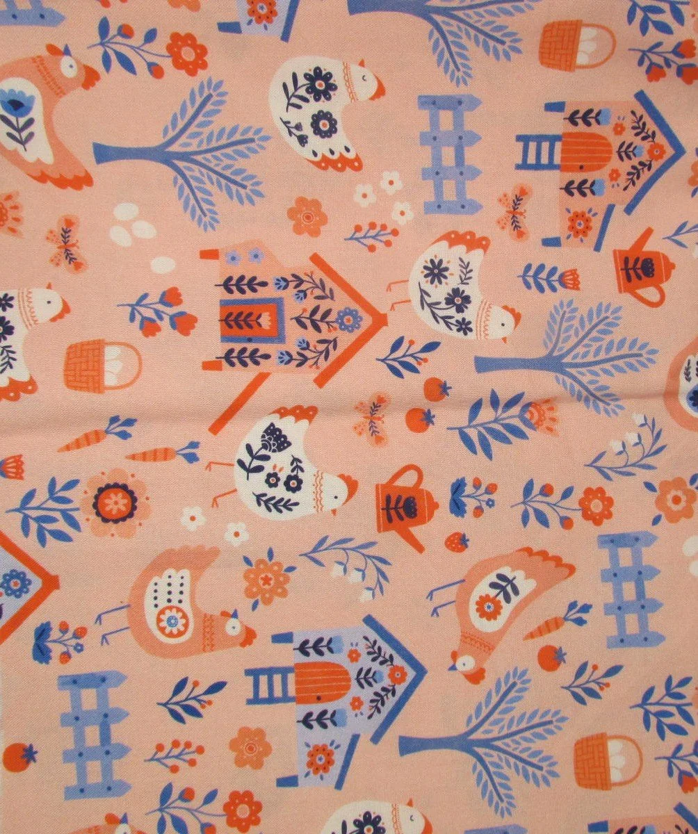 Windham Folky Chicken Coop in Peach