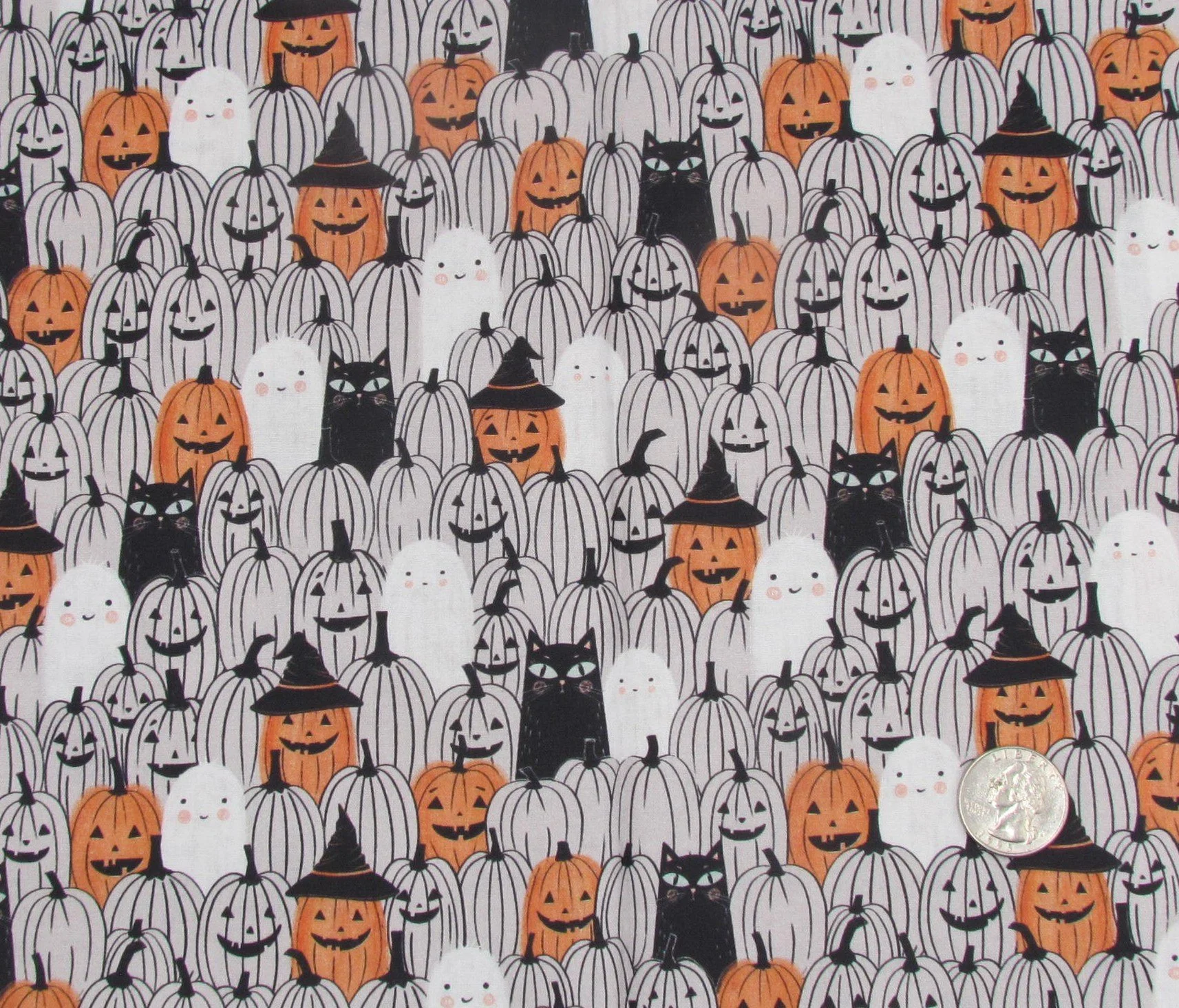 Starlight Spooks Pumpkin Patch in Gray